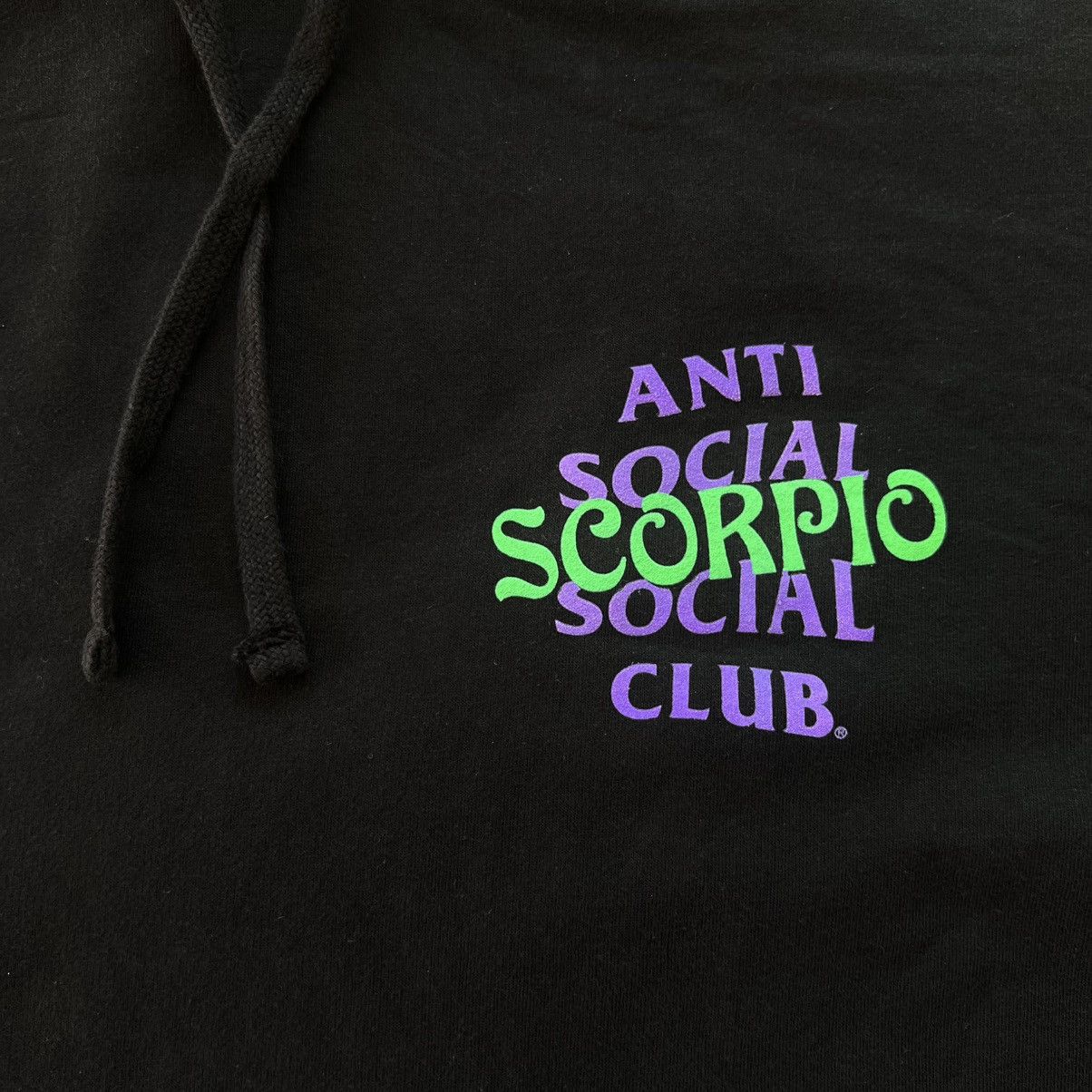 Anti Social Social Club 🖤 ASSC SCORPIO HOODIE - ASTROLOGY ZODIAC COLLECTION 2021 Size US XL / EU 56 / 4 - 2 Thumbnail