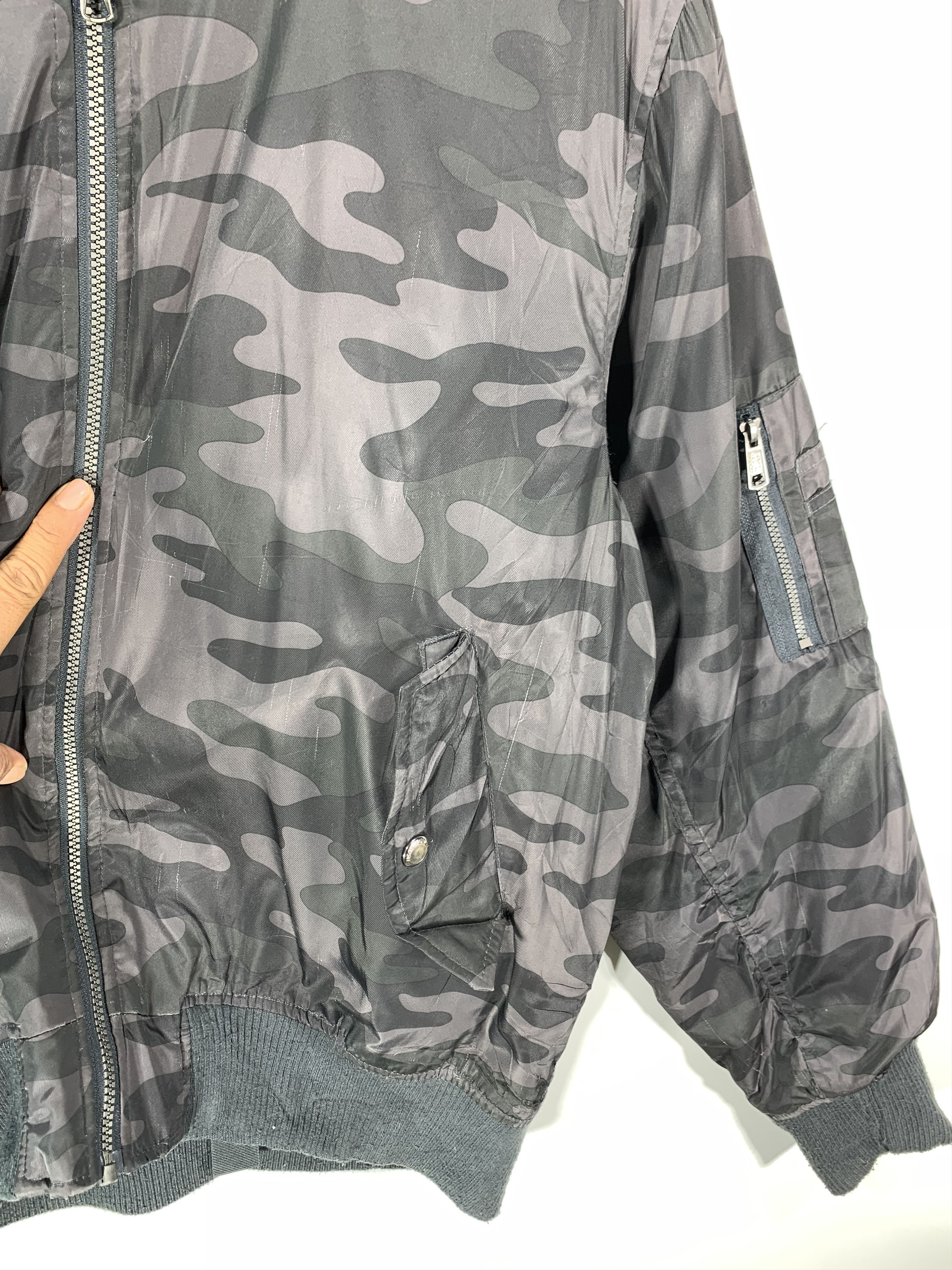 Japanese Brand × Vintage Heat assist Camo Bomber Jacket Size US M / EU 48-50 / 2 - 6 Thumbnail