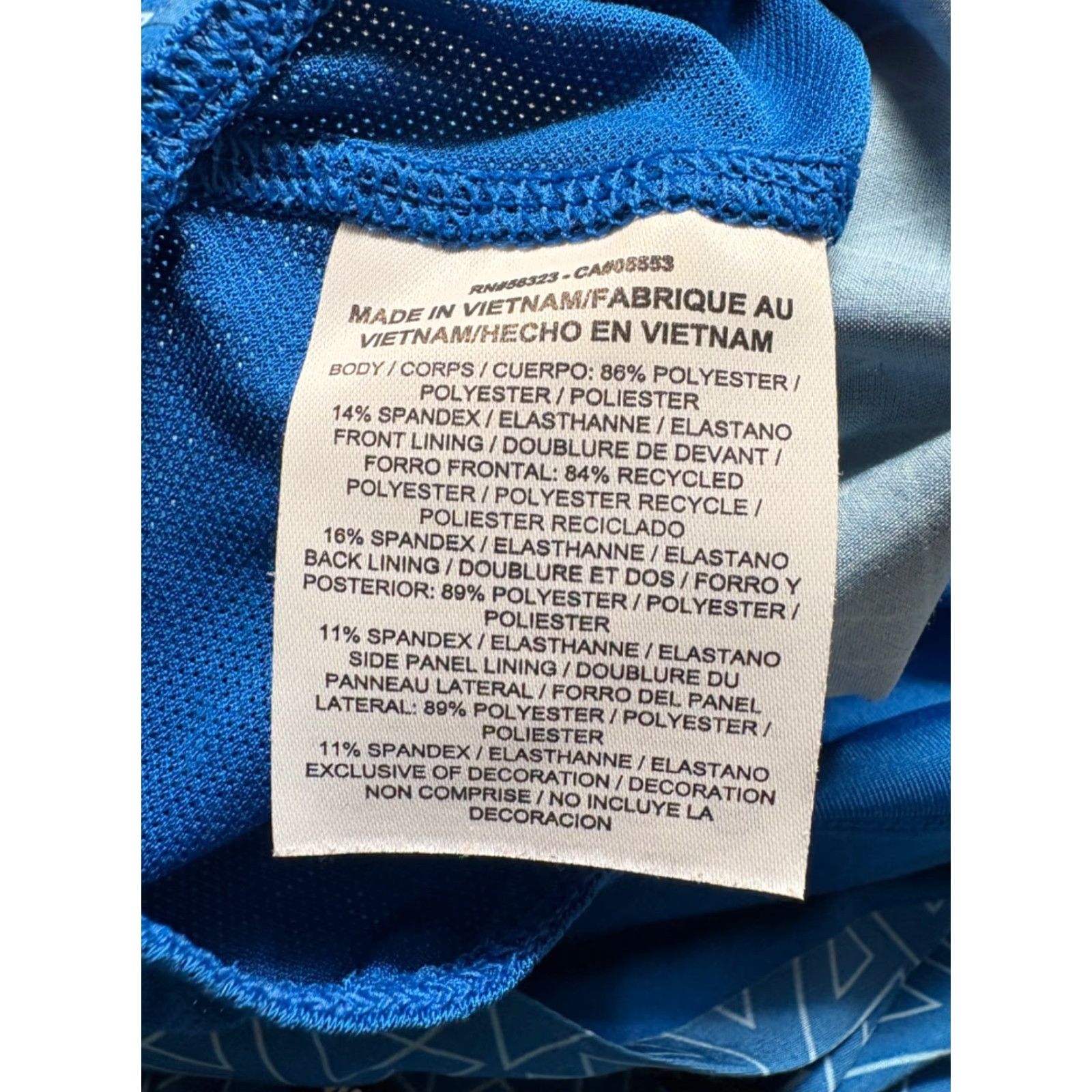 Nike Nike Running Shorts Mens 30 Blue Instinct Print Lightweight Dri-Fit 612165 Size US 31 - 5 Thumbnail