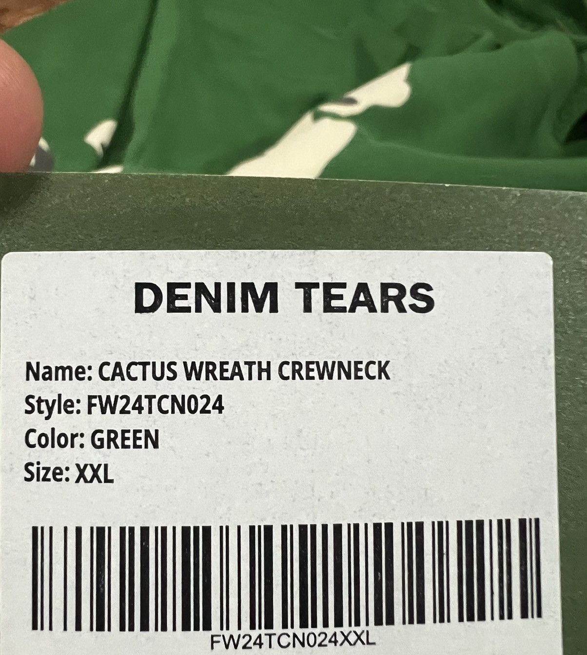Cactus Plant Flea Market × DENIM TEARS Cactus Tears Crewneck CPFM Size US XXL / EU 58 / 5 - 5 Thumbnail