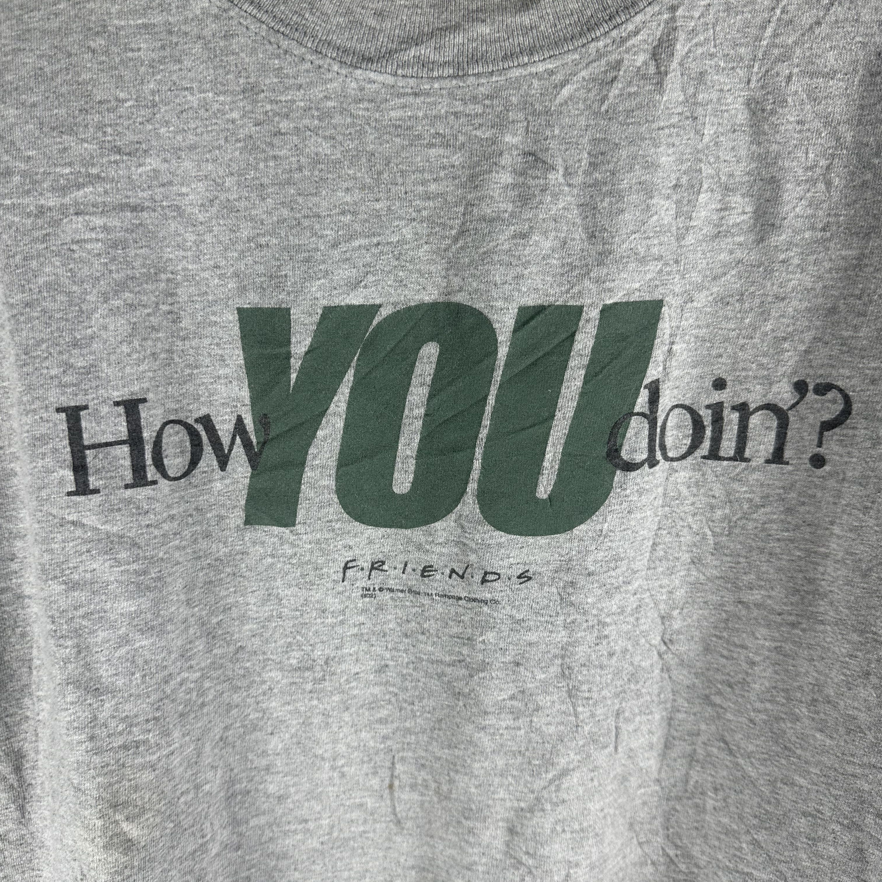 Vintage Vintage 2002 Friends Sitcom How You Doin? Promo T-shirt Size US XXL / EU 58 / 5 - 2 Thumbnail