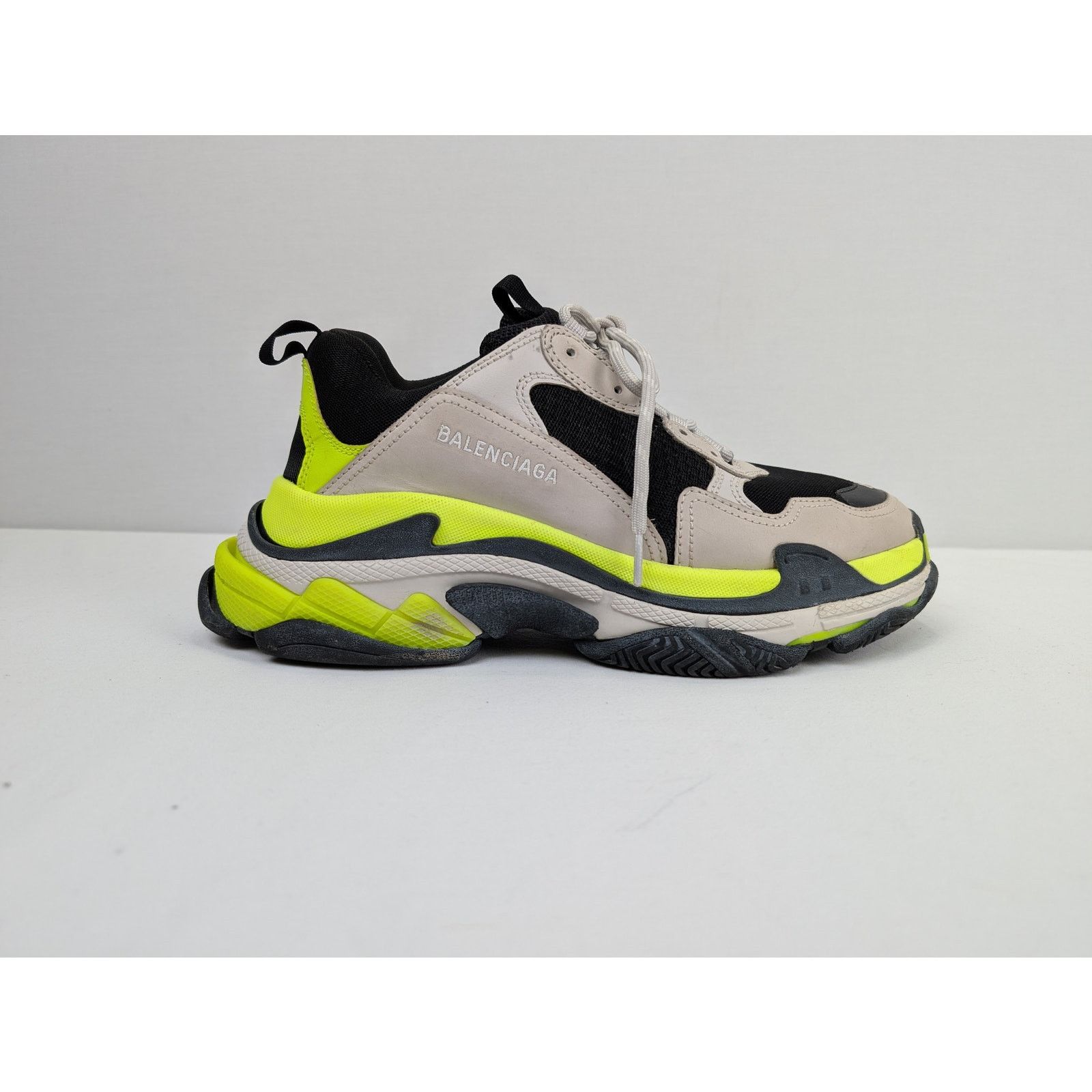 Balenciaga o1rshd1 Runner Sneakers in Grey/Yellow Fluo Size US 10 / EU 43 - 5 Thumbnail