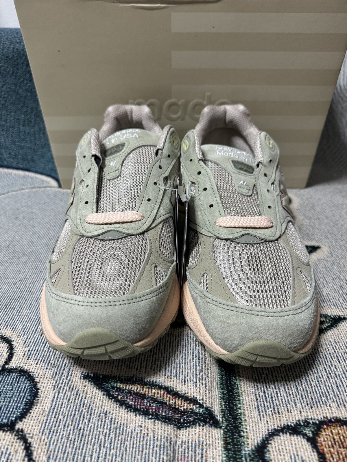 Joe Freshgoods NEW BALANCE X JFG 993 PERFORMANCE ART SAGE Size US 9.5 / EU 42-43 - 2 Thumbnail
