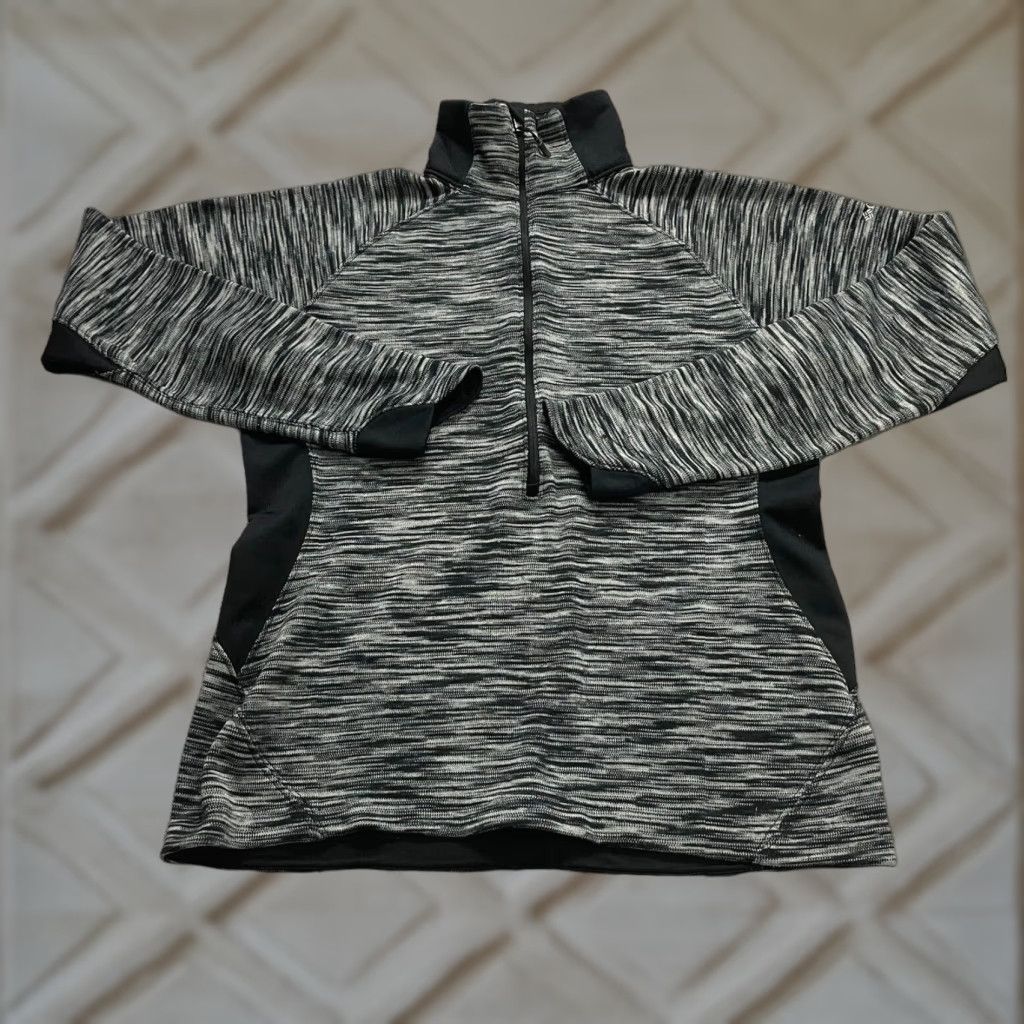 Vintage Columbia Optic Got It Active Jacket Womens Medium Gray Black 1/4 Zip High Neck Size M / US 6-8 / IT 42-44 - 1 Thumbnail