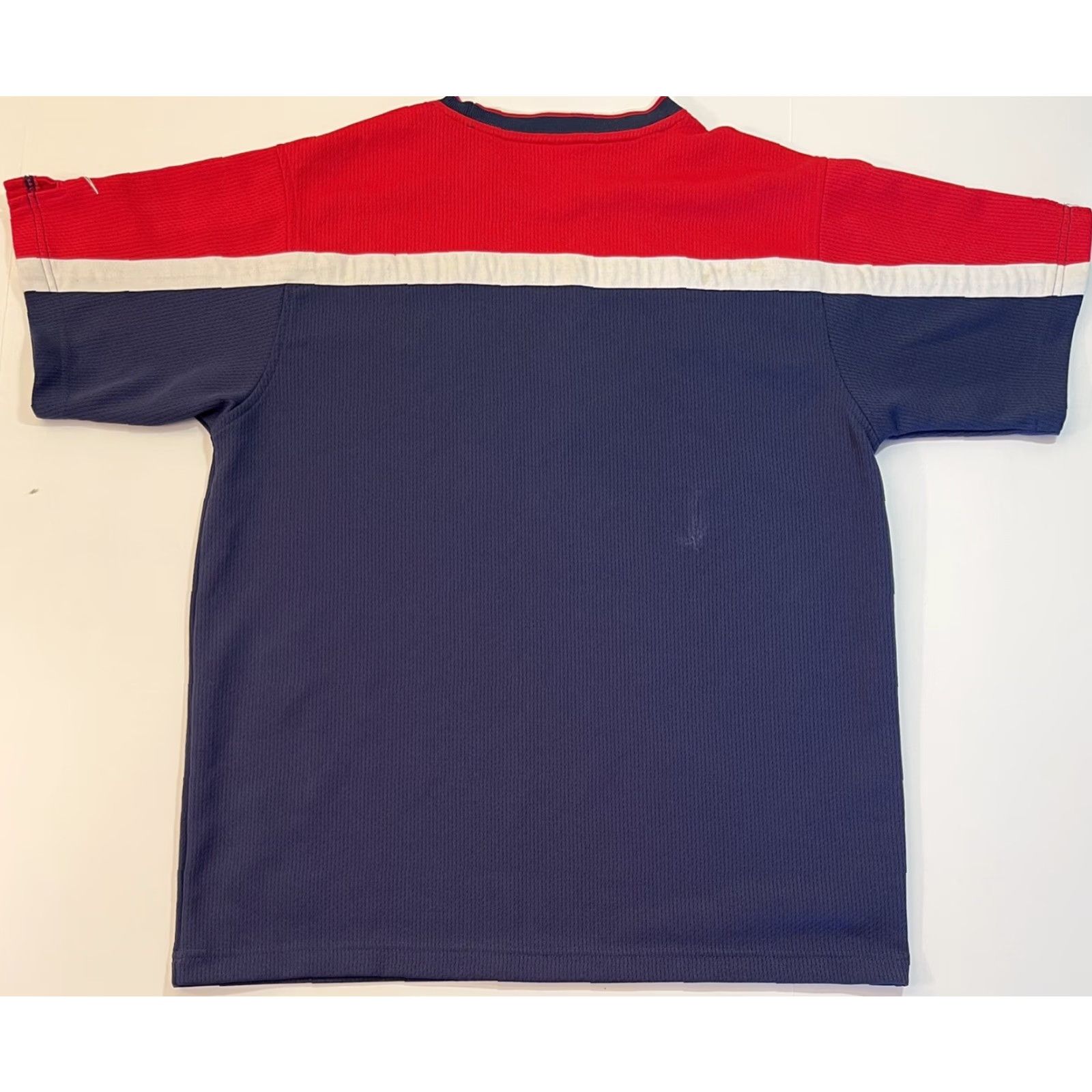 Nike VINTAGE Nike Mens 90s NBA Logo Warm Up Basketball Jersey Blank Shirt Travis XL Size US XL / EU 56 / 4 - 4 Thumbnail