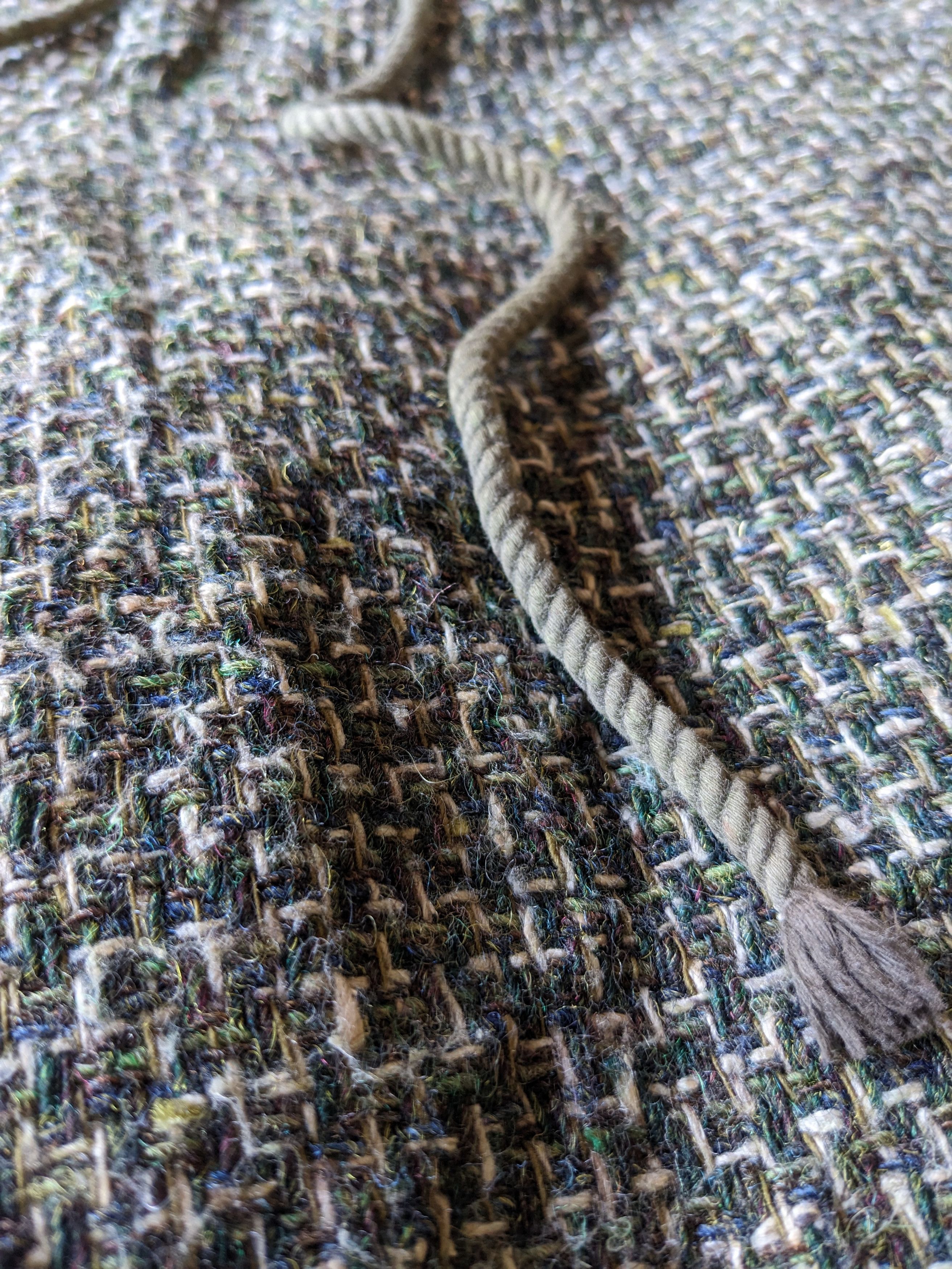 Vintage × Yohji Yamamoto Vintage Y's Yohji Yamamoto hand woven cropped Size US 36 / EU 52 - 8 Thumbnail