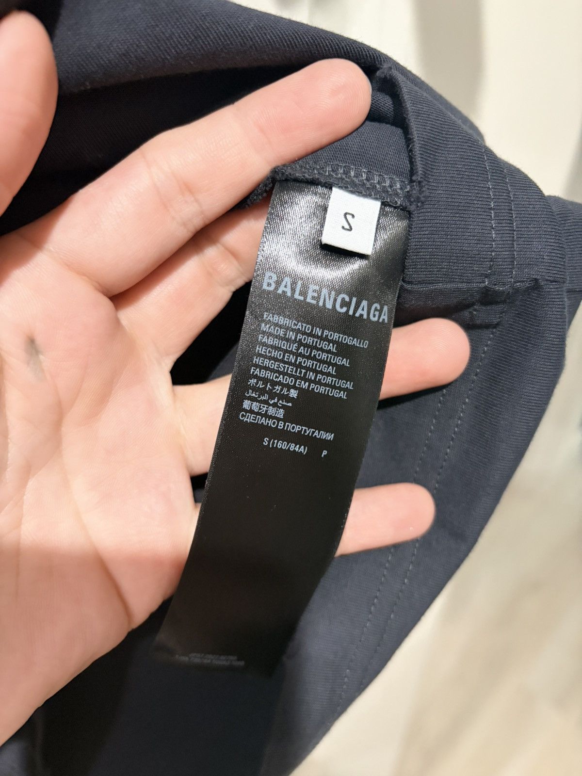 Balenciaga Tape logo tee Size US L / EU 52-54 / 3 - 3 Thumbnail