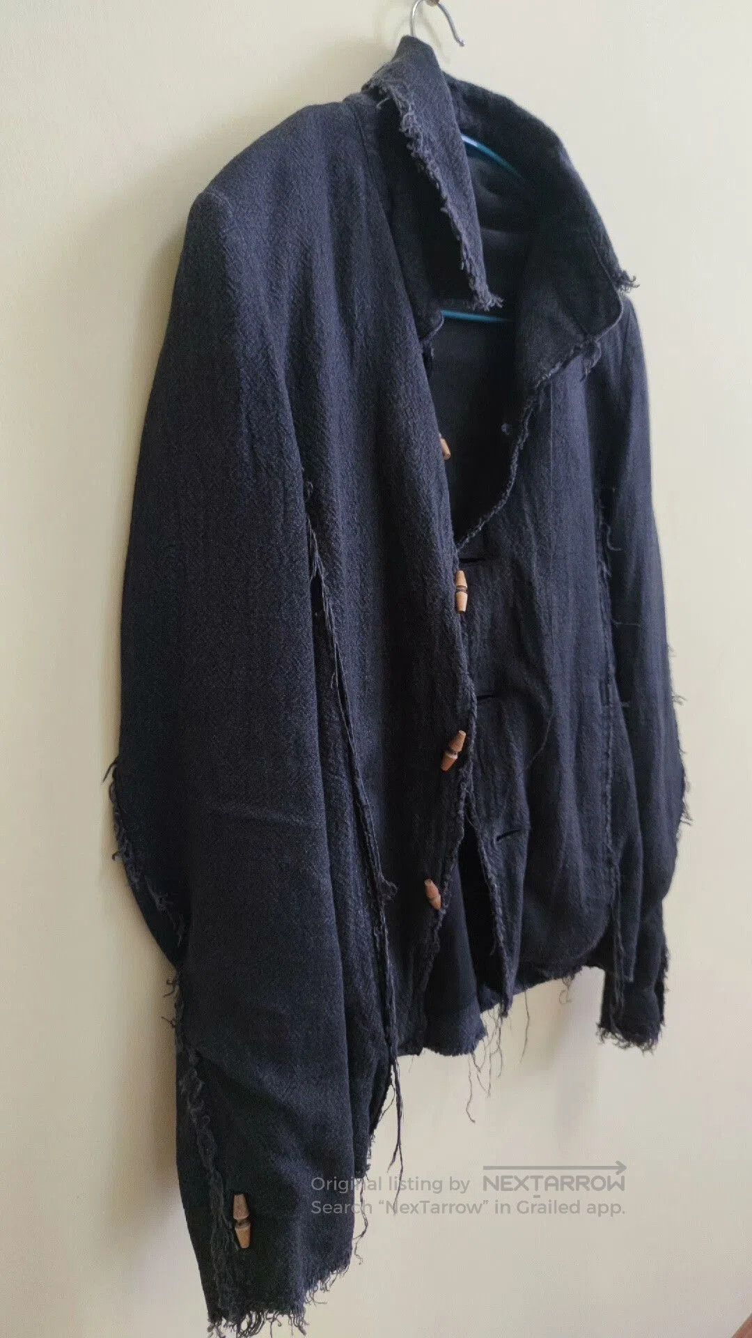Ziggy Chen Japanese Camiera Cotton Linen Destroyed Jacket. Size US S / EU 44-46 / 1 - 1 Thumbnail