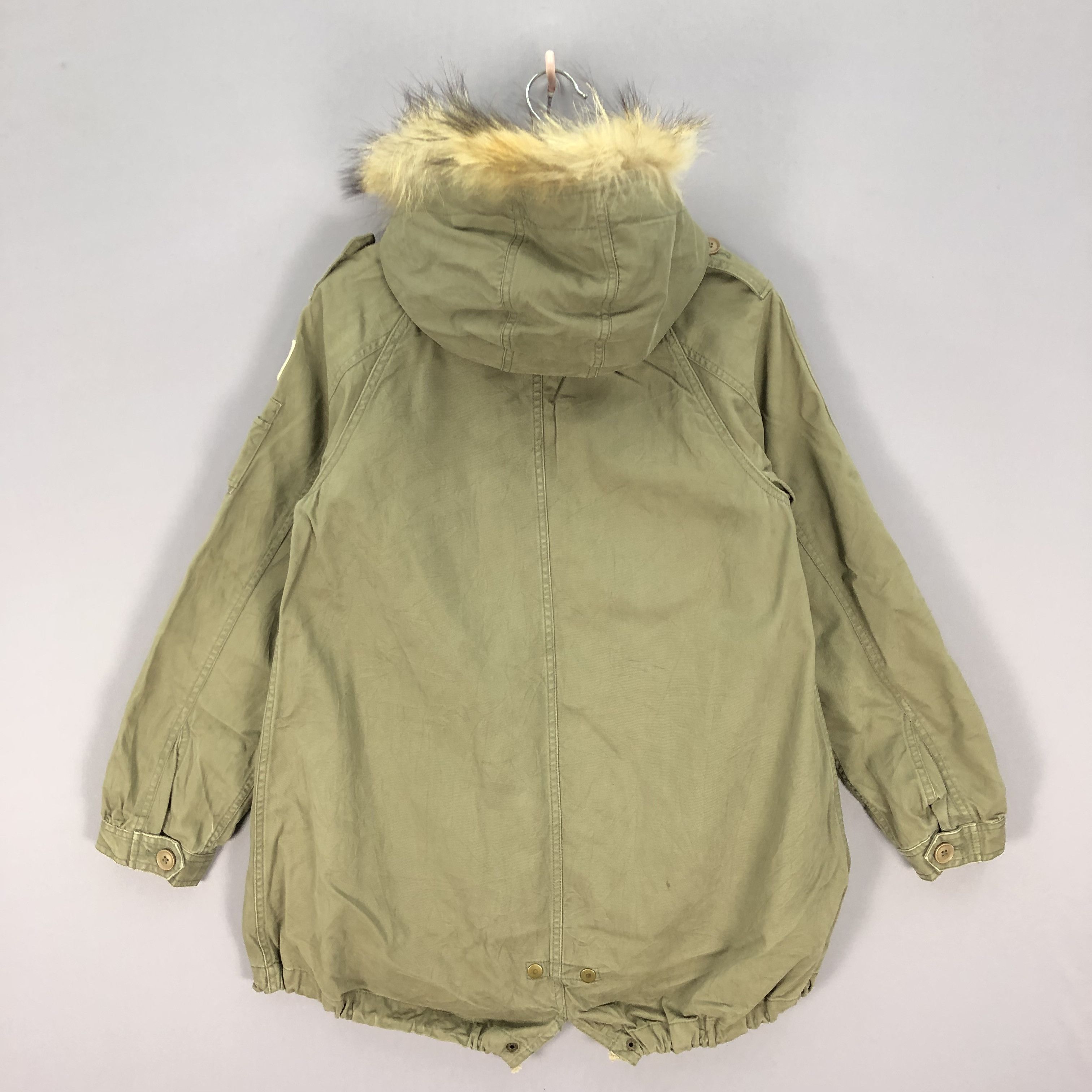 If Six Was Nine × Japanese Brand × Vintage Vintage Nelachen Parka Fur Hoodie Fleece Military Jackets Size US S / EU 44-46 / 1 - 3 Thumbnail