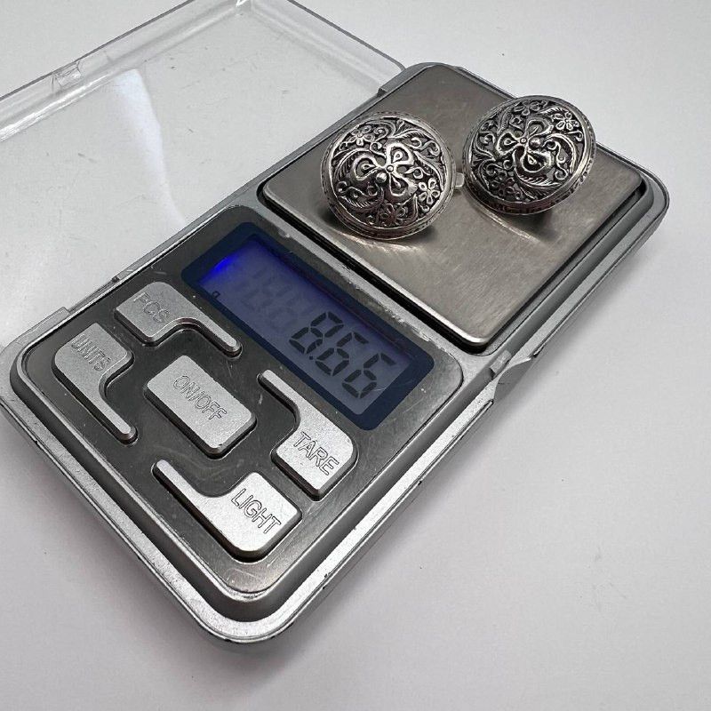 Vintage Vintage Sterling Silver 925 Filigree Clip On Earrings 8.6g Size ONE SIZE - 8 Thumbnail