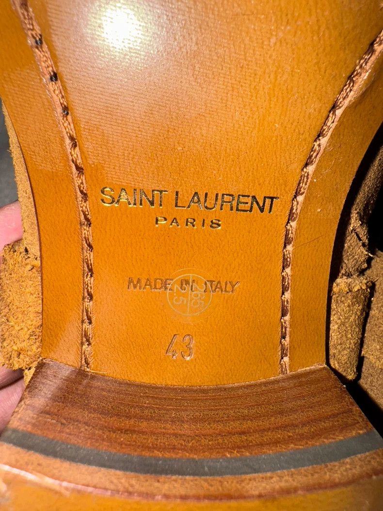 Saint Laurent Paris Saint Laurent Paris Suede buckled Chelsea boots 2505-Nextar Size US 10 / EU 43 - 8 Thumbnail