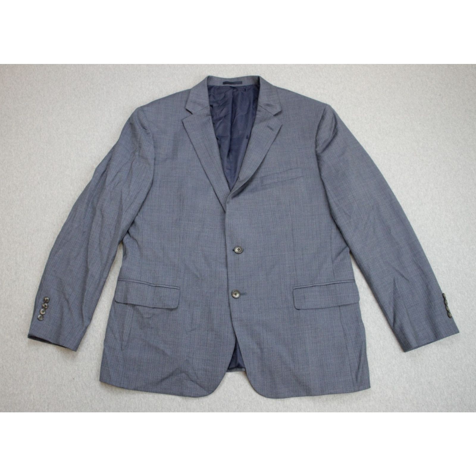 Jos. A. Bank Jos A Bank 1905 Blazer Mens 46R Blue Herringbone Size 46R - 2 Thumbnail