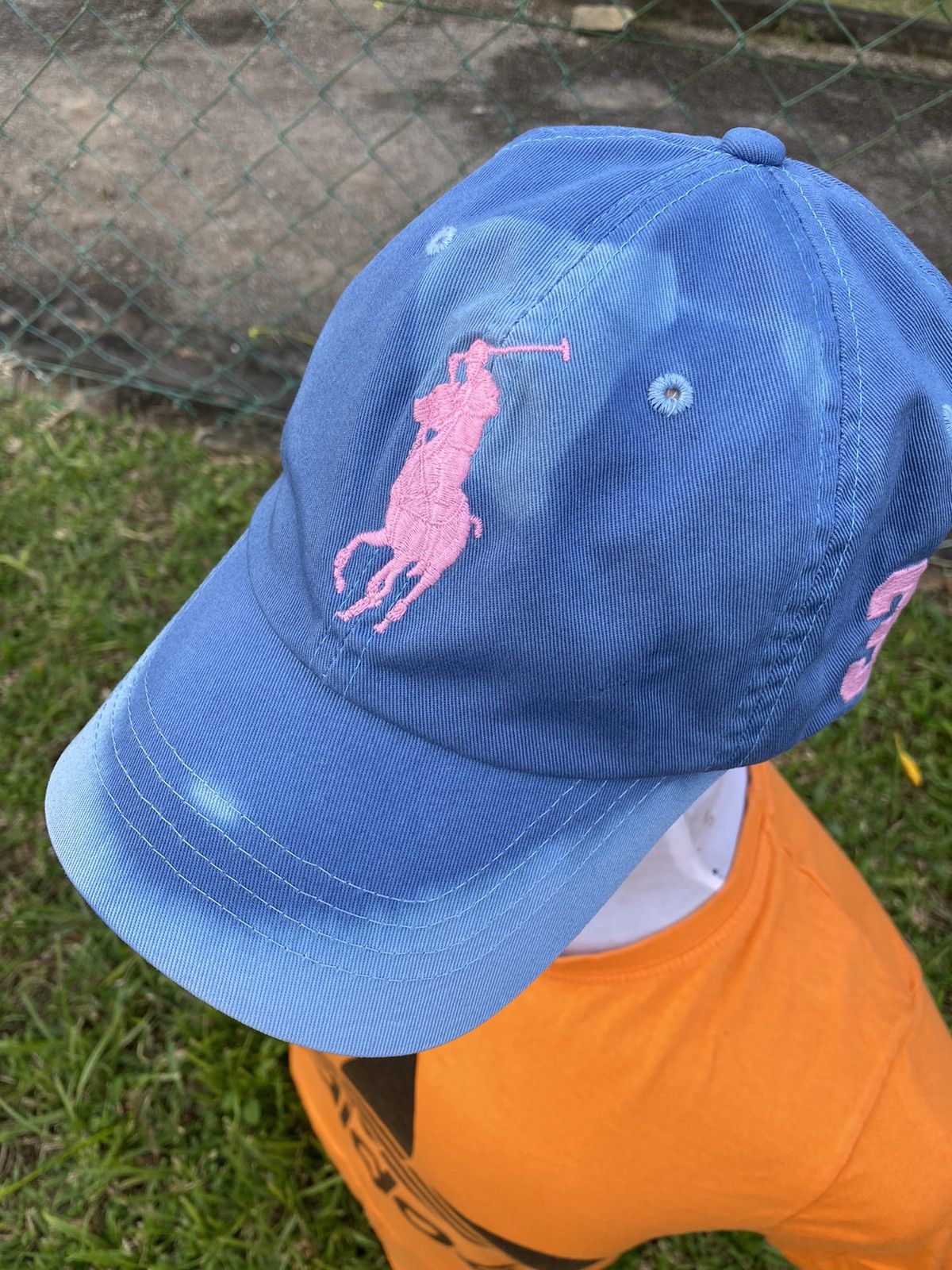 Vintage ❗️Distressed ❗️Vintage Polo Ralph Lauren Big Pony Logo Size ONE SIZE - 4 Thumbnail
