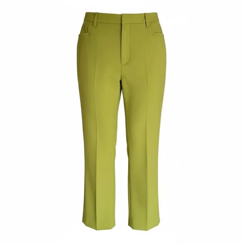 Moschino Moschino straight leg pants lime green Size 27" / US 4 / IT 40 - 2 Thumbnail