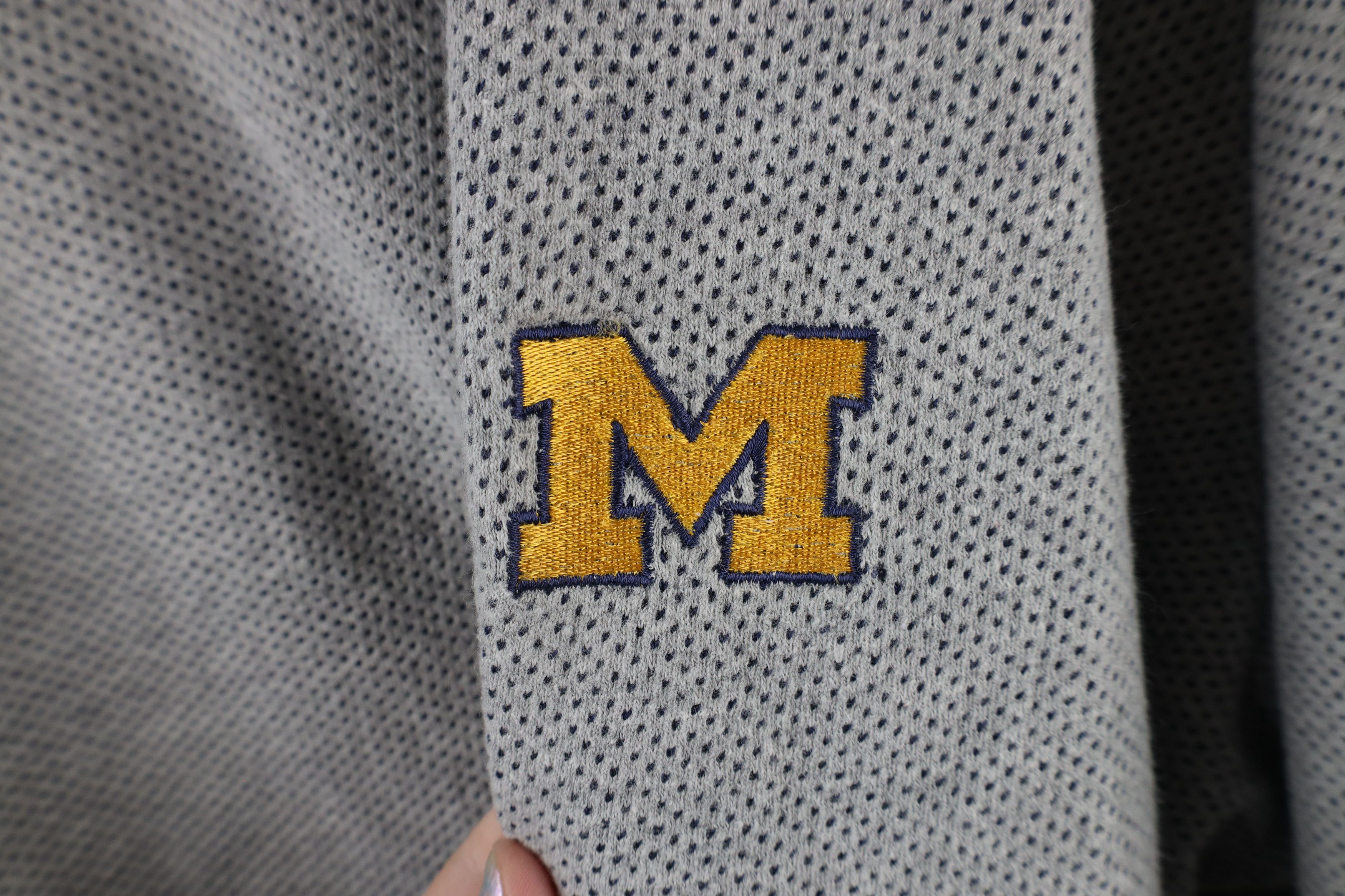 Vintage Vintage 90s University of Michigan Mesh Short Sleeve T-Shirt Size US XXL / EU 58 / 5 - 4 Thumbnail