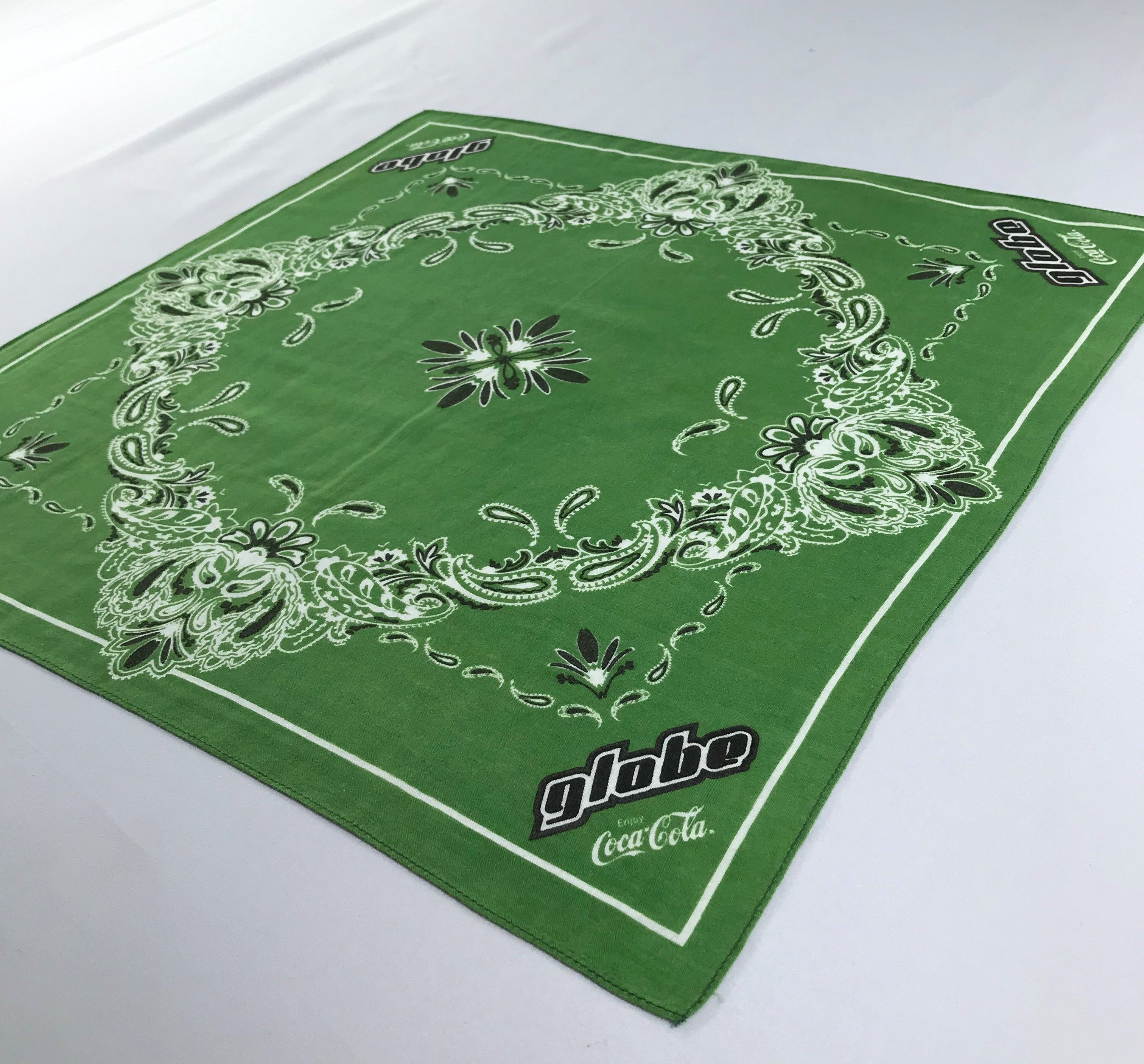 Coca Cola × Globe Globe X Coca-Cola Handkerchief Neckerchief Bandana H1253 Size ONE SIZE - 3 Thumbnail
