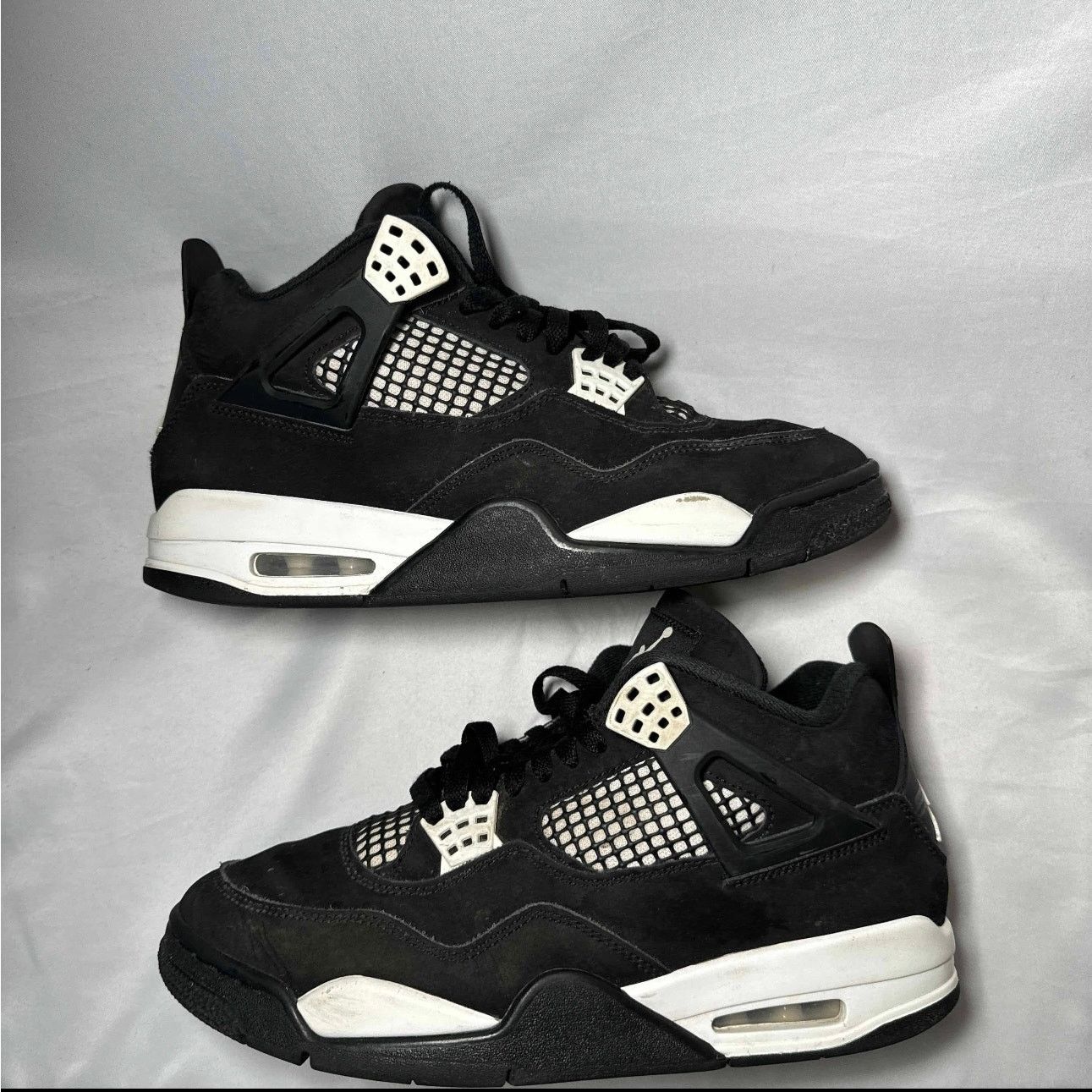 Jordan Brand × Nike Size 9.5 - Nike Air Jordan 4 RetroWhite Thunder Men's Shoes Size US 9.5 / EU 42-43 - 2 Thumbnail