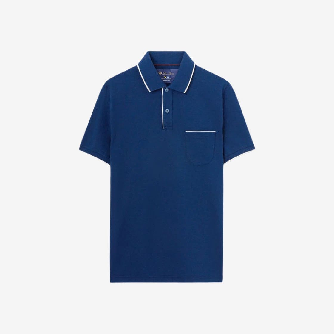 Loro Piana o1w1db10125 FAI0485 Regatta Polo Shirt in Blue Size US L / EU 52-54 / 3 - 1 Preview