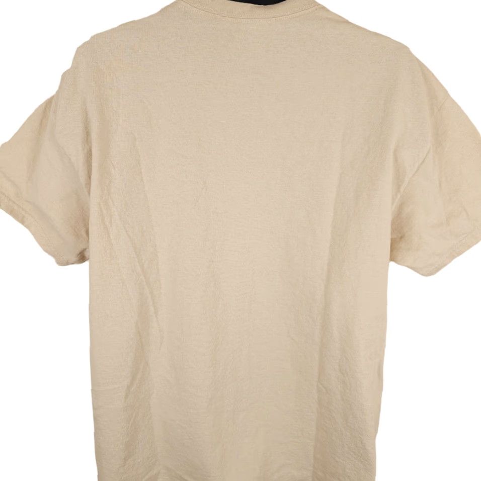 Gildan Camp Iverson T Shirt Mens XL Beige Camping Outdoors Wilderness Gildan Navy? Size US XL / EU 56 / 4 - 4 Thumbnail