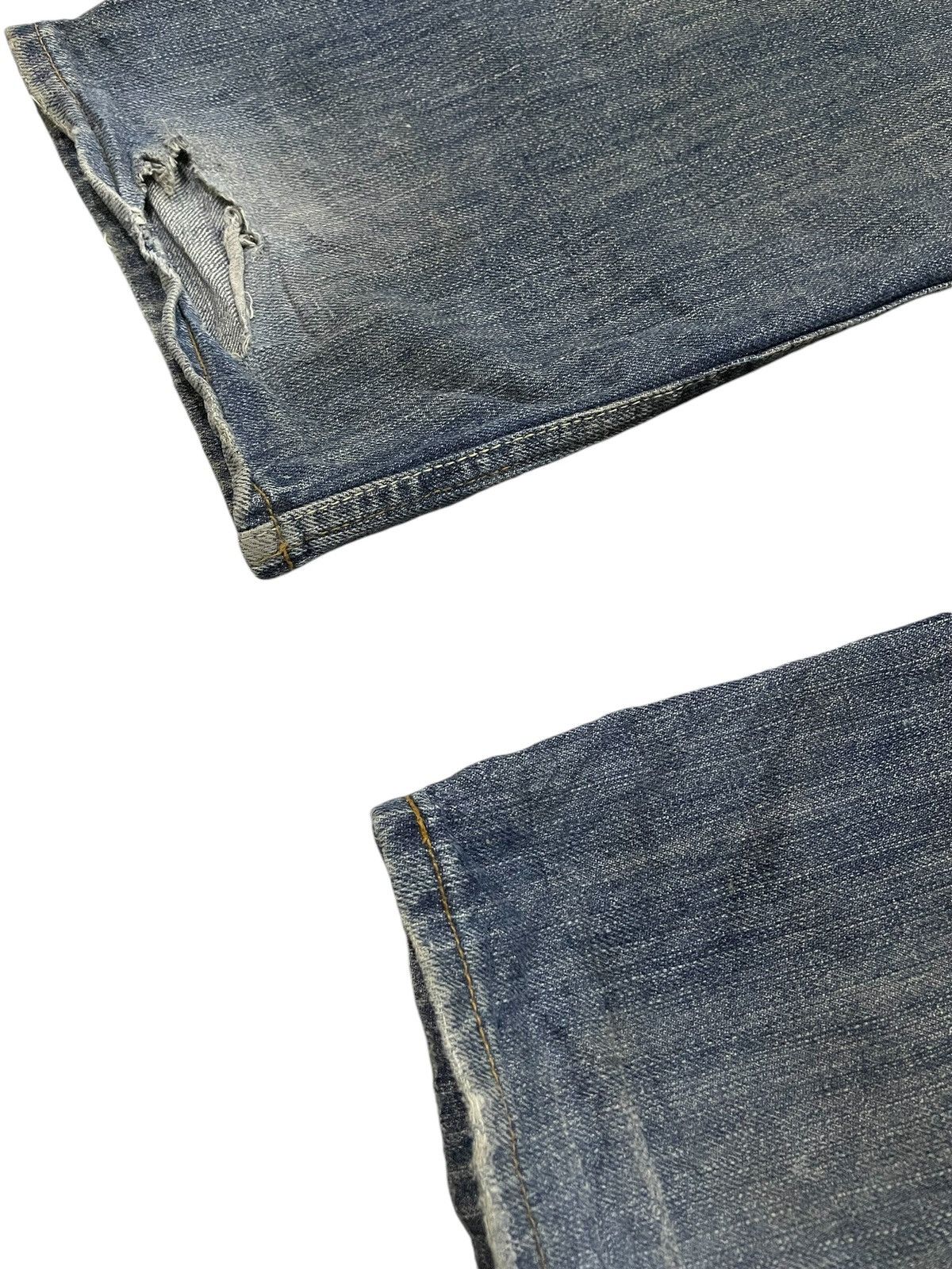 Hysteric Glamour Vintage Japanese Brand Mud Wash Loose Distressed Jeans Size US 36 / EU 52 - 13 Thumbnail