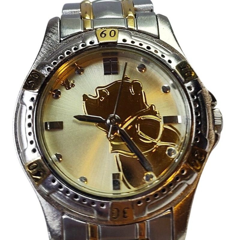 Disney Disney Winnie the Pooh Watch Two Tone Gold Silver Bracelet Size ONE SIZE - 1 Thumbnail