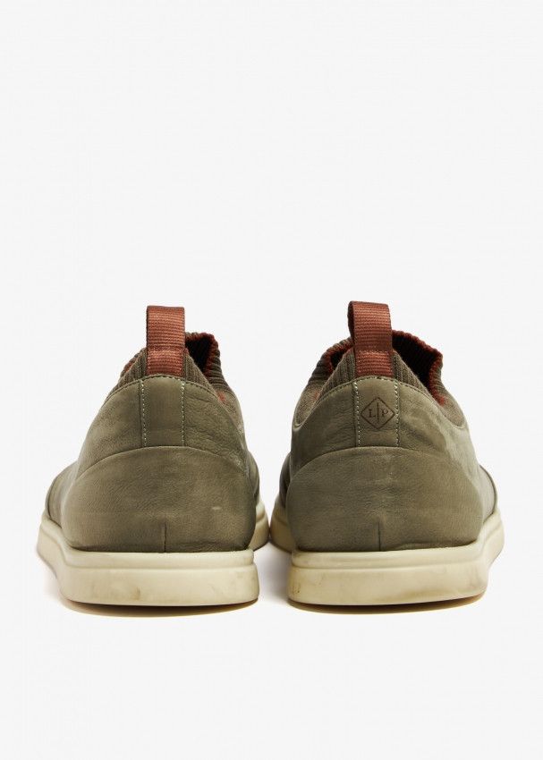 Loro Piana o1w1db10125 FAL2899 Soho Walk Sneakers in Khaki Size US 11 / EU 44 - 5 Thumbnail