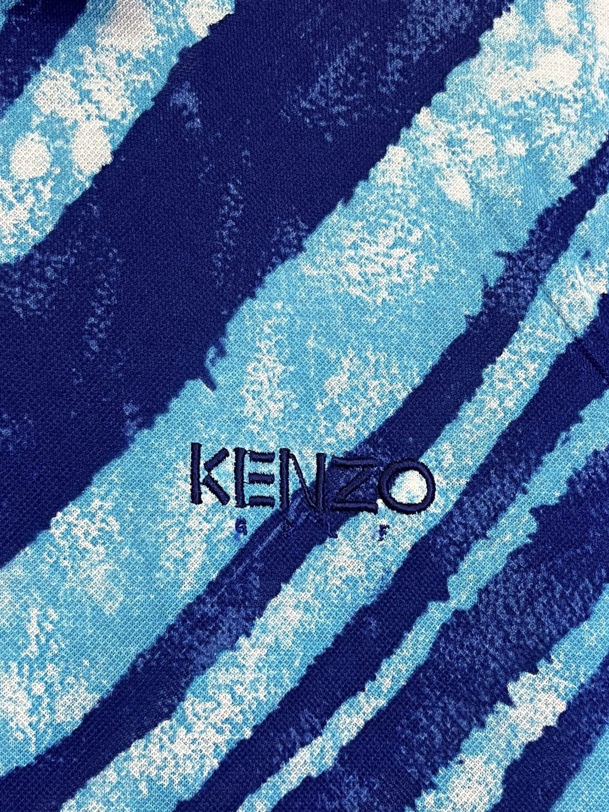 Kenzo NICE💥KENZO GOLF ACID WASH STYLE POLO SHIRT Size US XL / EU 56 / 4 - 5 Thumbnail