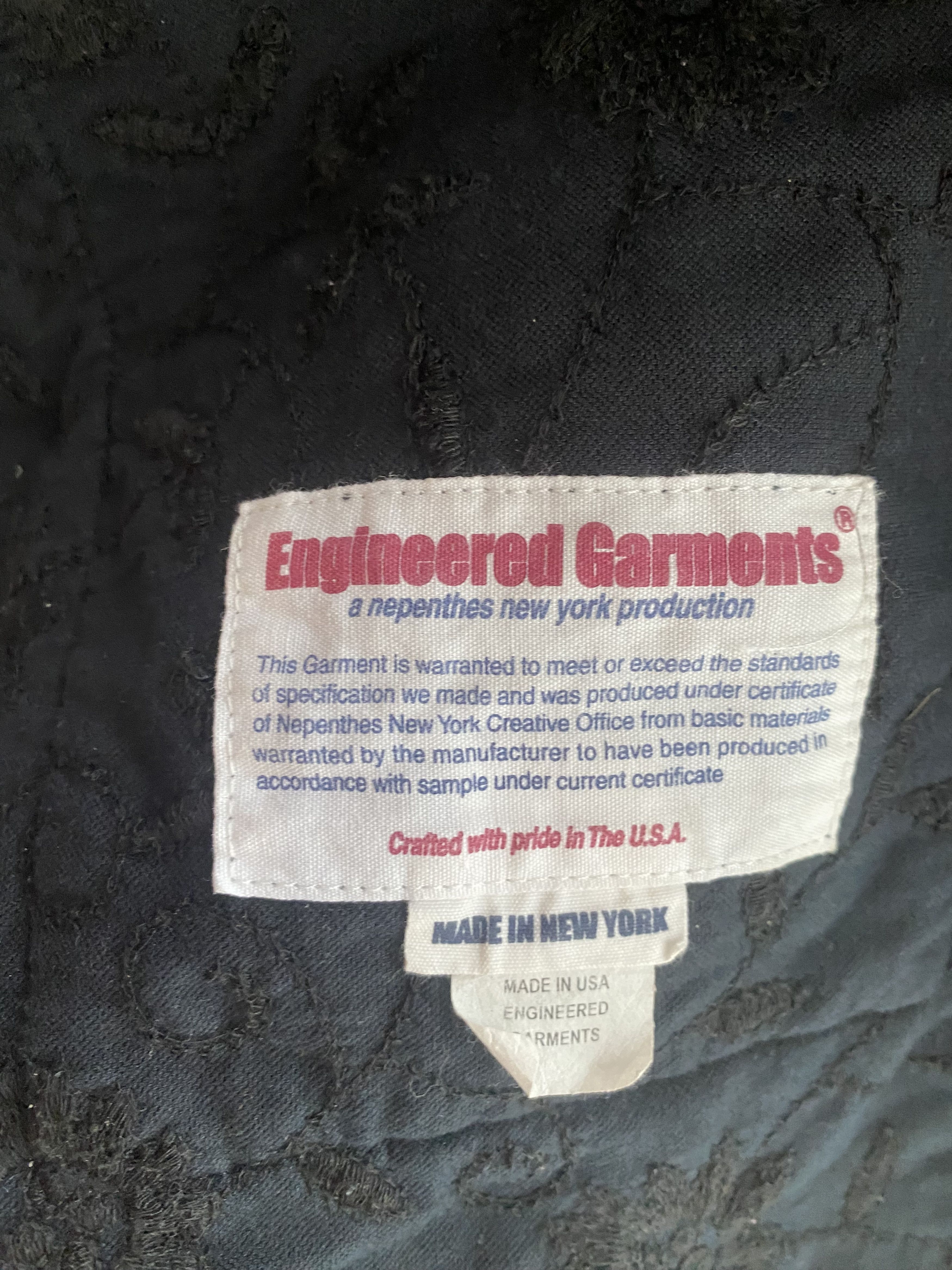Engineered Garments Engineered Garments embroidered and floral velvet vest Size 38R - 4 Thumbnail