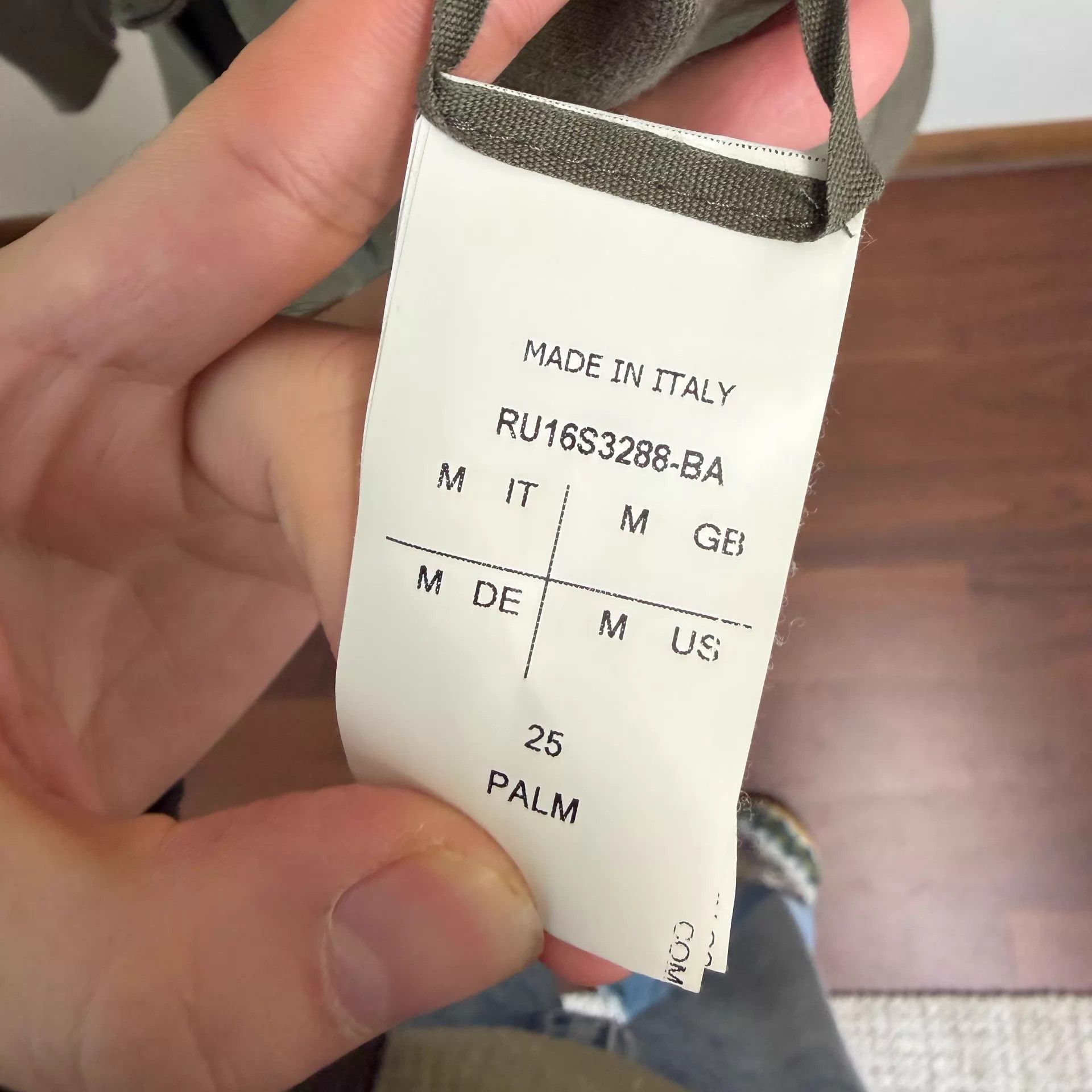 Rick Owens Rick Owens 16SS Olive Green Zip Hoodie M Size US M / EU 48-50 / 2 - 6 Thumbnail