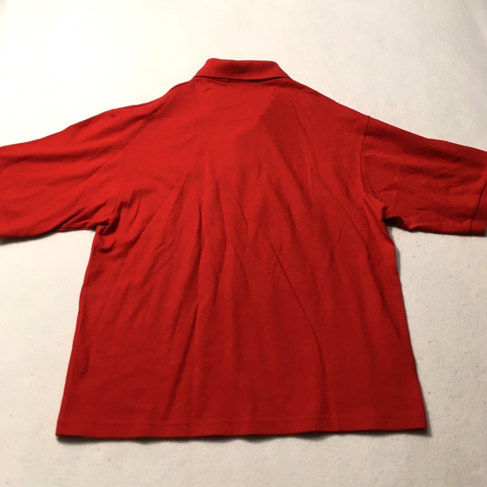 Jerzees JERZEES Sun-Maid Men's Polo Shirt LARGE Cotton Red Short Sleeve Size US L / EU 52-54 / 3 - 6 Thumbnail