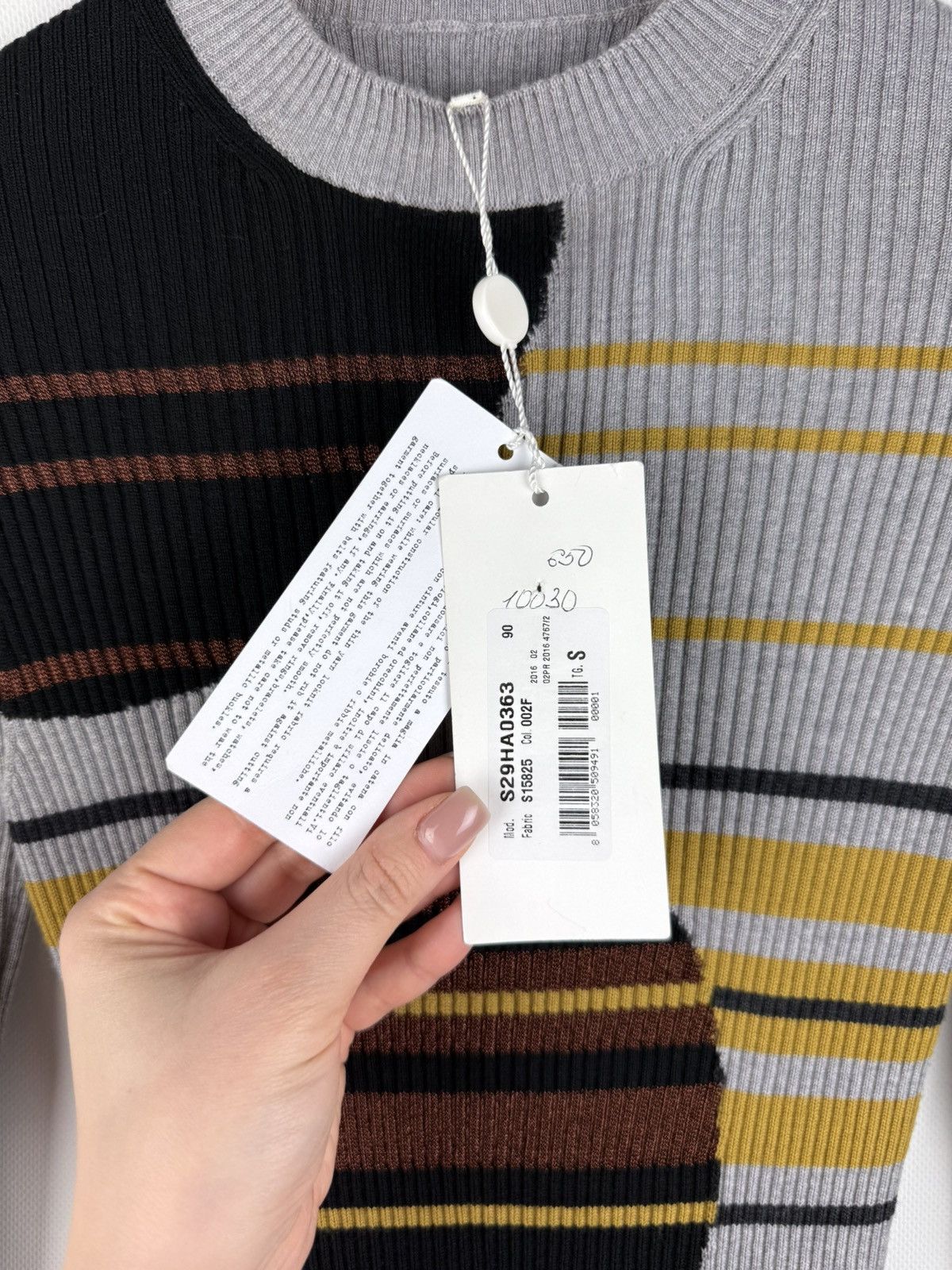 Maison Margiela Margiela Runaway Geometric Pattern Wool Sweater Pullover Size S / US 4 / IT 40 - 9 Thumbnail
