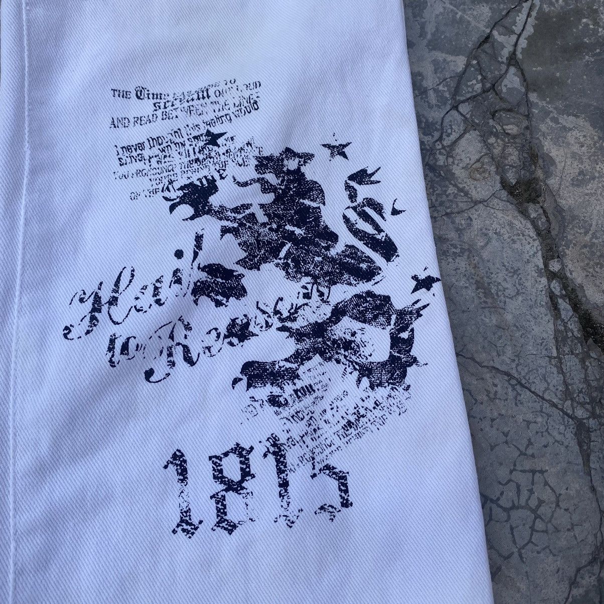 If Six Was Nine 🔥SHIMAMURA🔥 Punk Poem White Flare Size US 28 / EU 44 - 4 Thumbnail