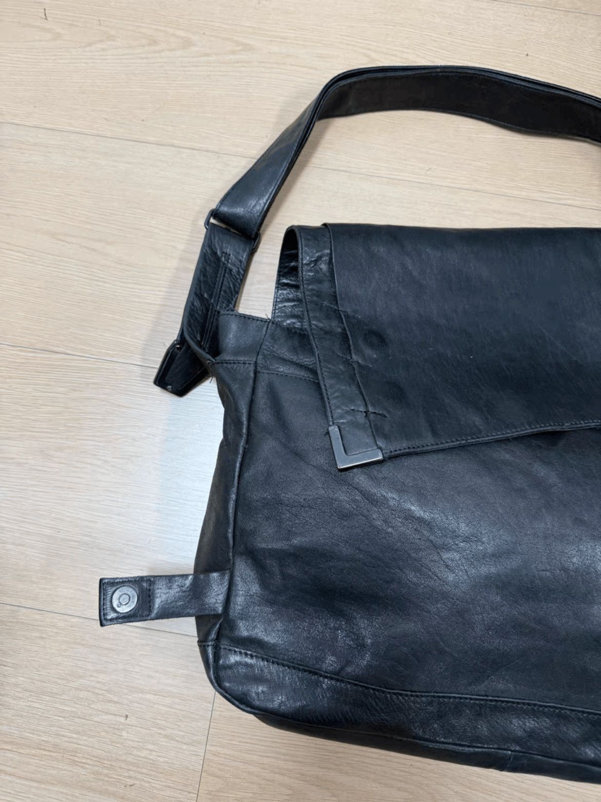 Yohji Yamamoto Yohji Yamamoto Y's Horse Leather Messager Bag-2507 Size ONE SIZE - 3 Thumbnail