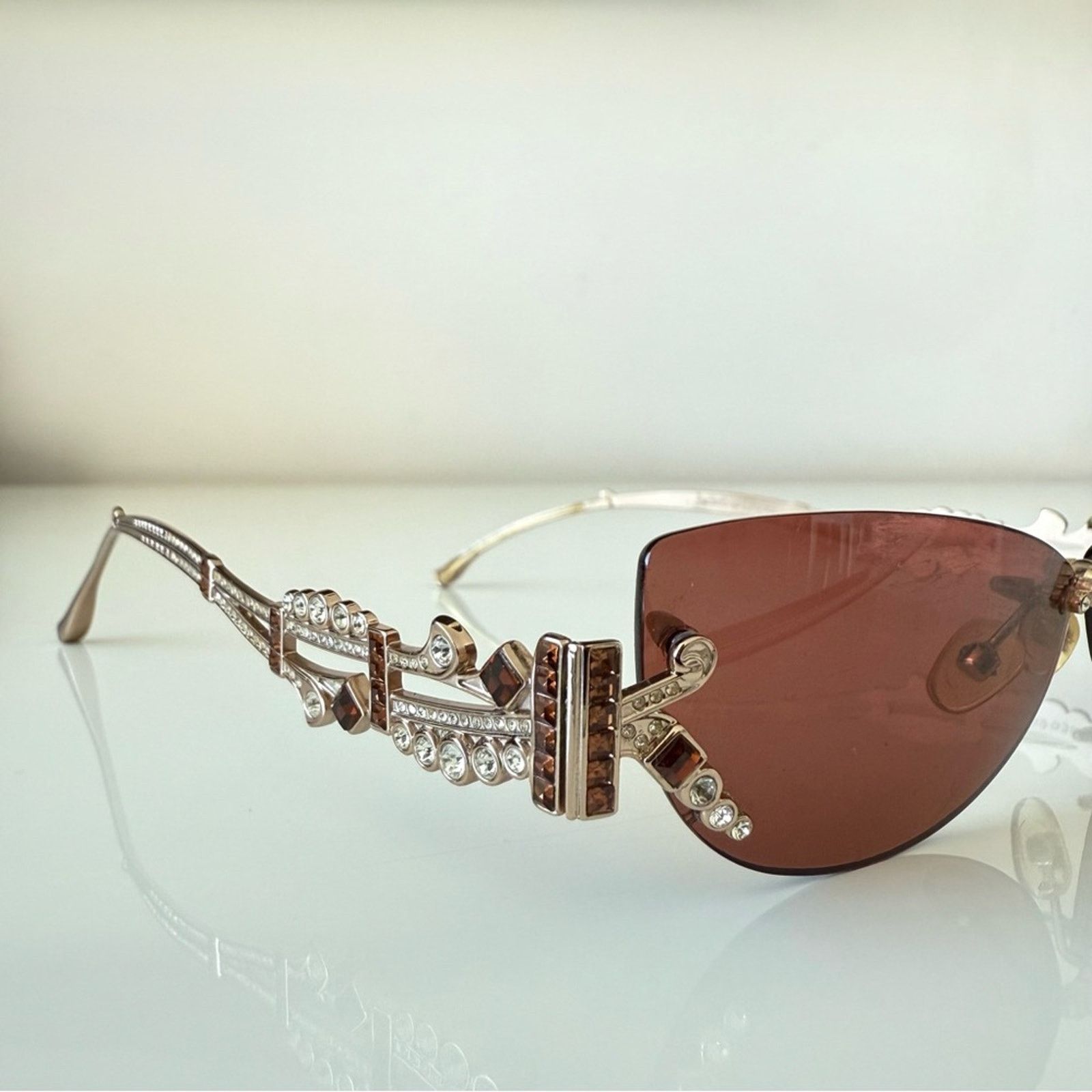 Judith Leiber Vintage Judith Leiber women sunglasses Authentic Size ONE SIZE - 10 Thumbnail