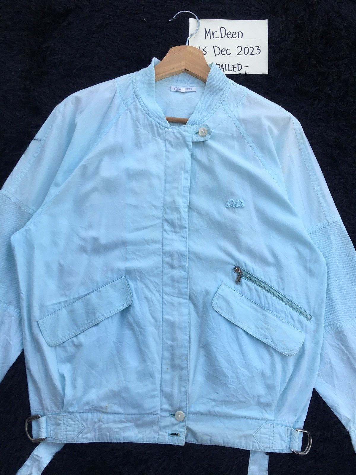 Courreges Rare Vintage Courreges Nylon Sweater Windbreaker Size US M / EU 48-50 / 2 - 7 Thumbnail