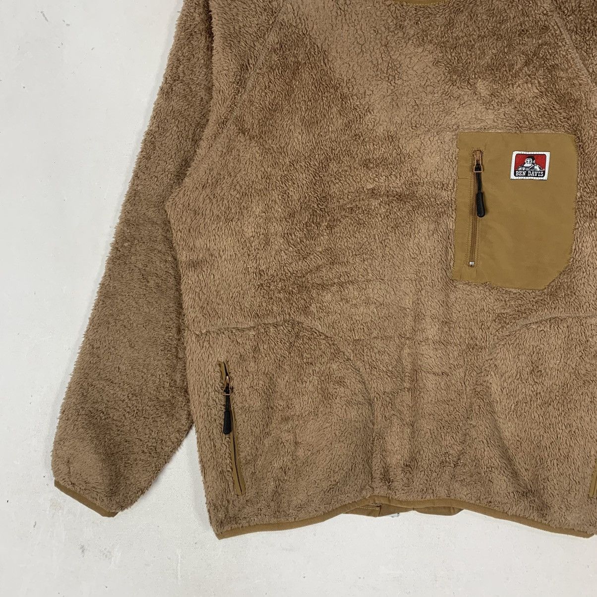 Vintage Ben Davis Clothing Streetwear Outdoor Fleece Jacket