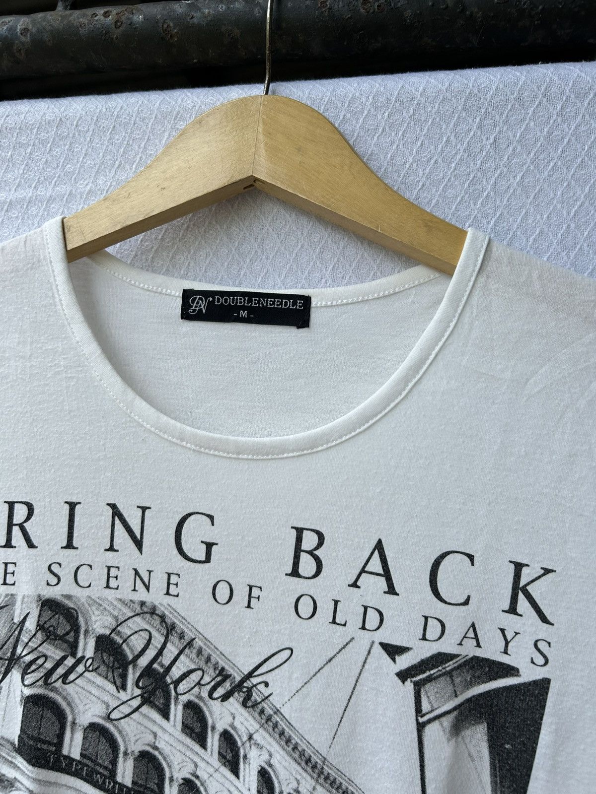 Japanese Brand × Vintage Double needle japanese bring back poem t shirt Size US M / EU 48-50 / 2 - 5 Thumbnail