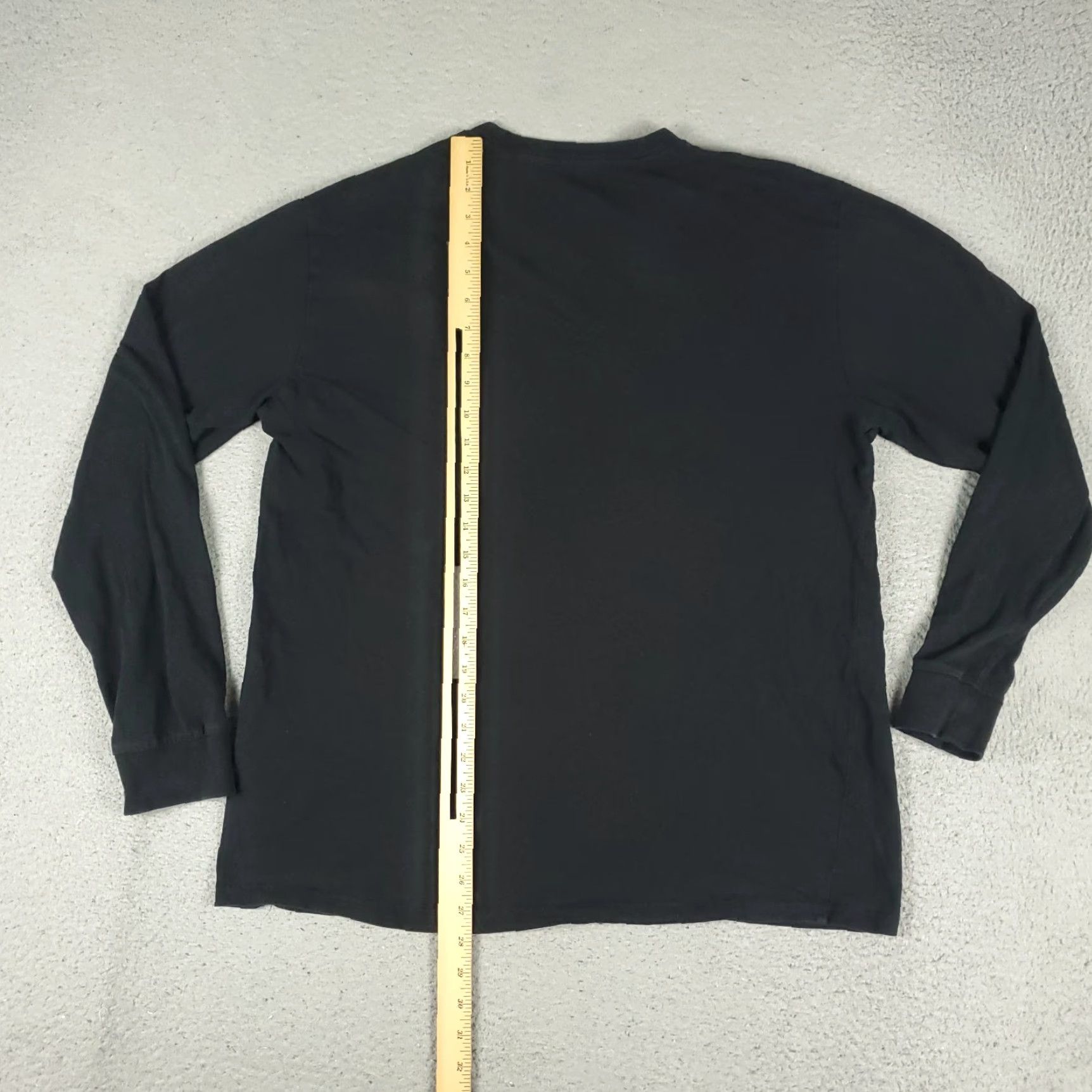 Carhartt Carhartt T-Shirt Mens XL Black Long Sleeve Casual Crew Neck Woven Cotton Classic Sports Size US XL / EU 56 / 4 - 5 Thumbnail