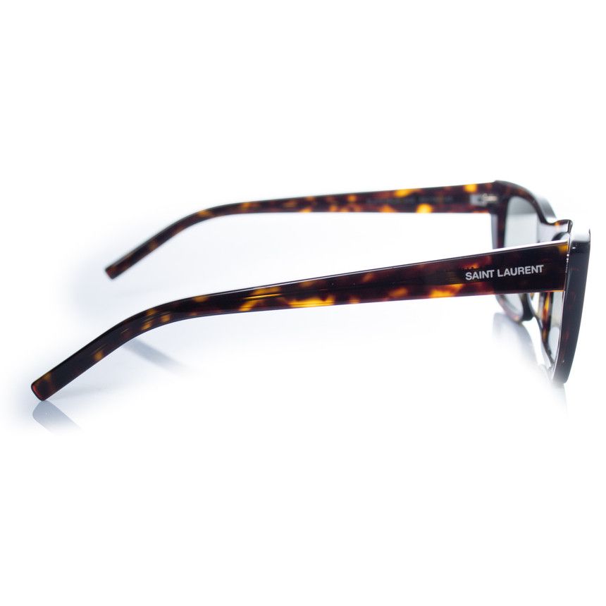 Saint Laurent Paris Saint Laurent, Mica tortoise sunglasses in brown Size ONE SIZE - 3 Thumbnail
