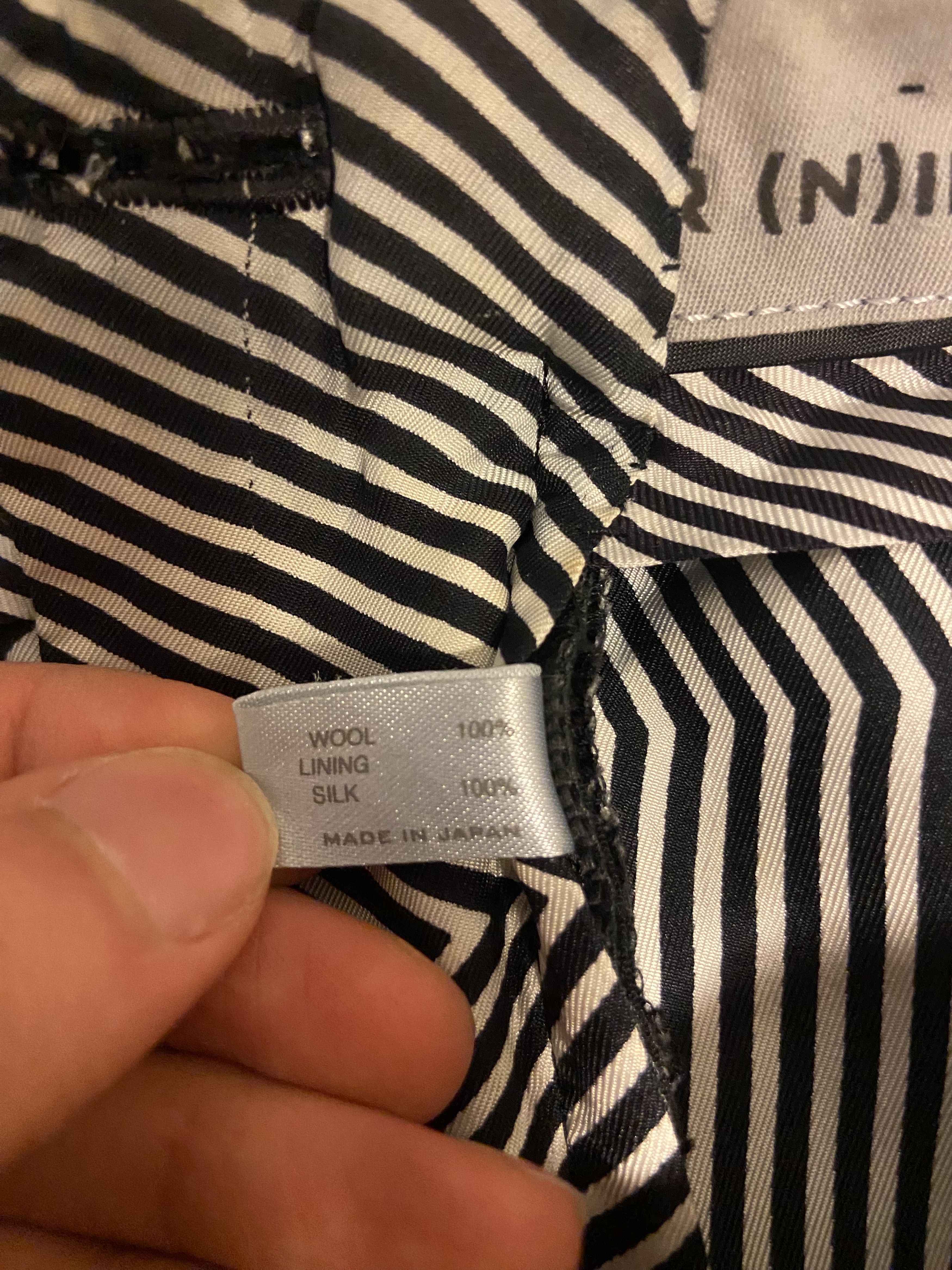 Number (N)ine Number (N)ine AW01 Double Pleated Slacks Size US 27 - 6 Thumbnail
