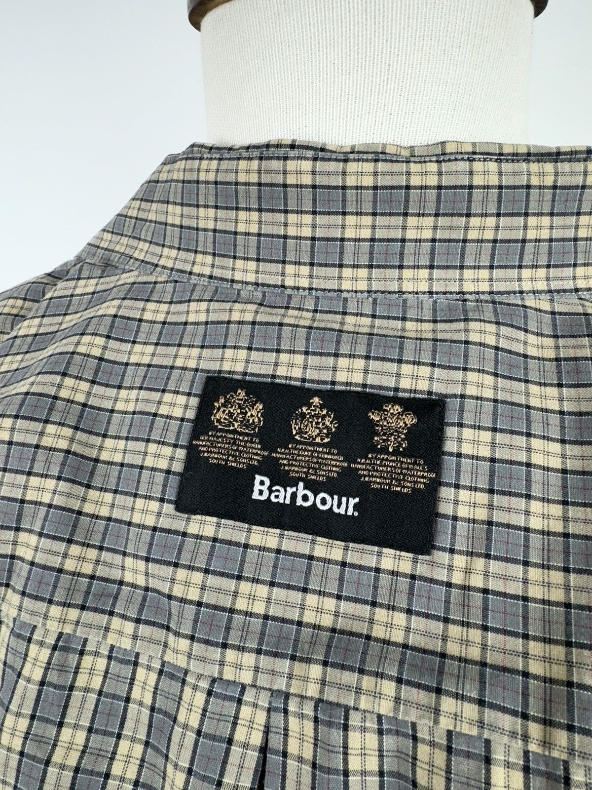 Barbour Men’s Vintage Barbour Long Sleeve Button Down Shirt size XL Size US XL / EU 56 / 4 - 7 Thumbnail