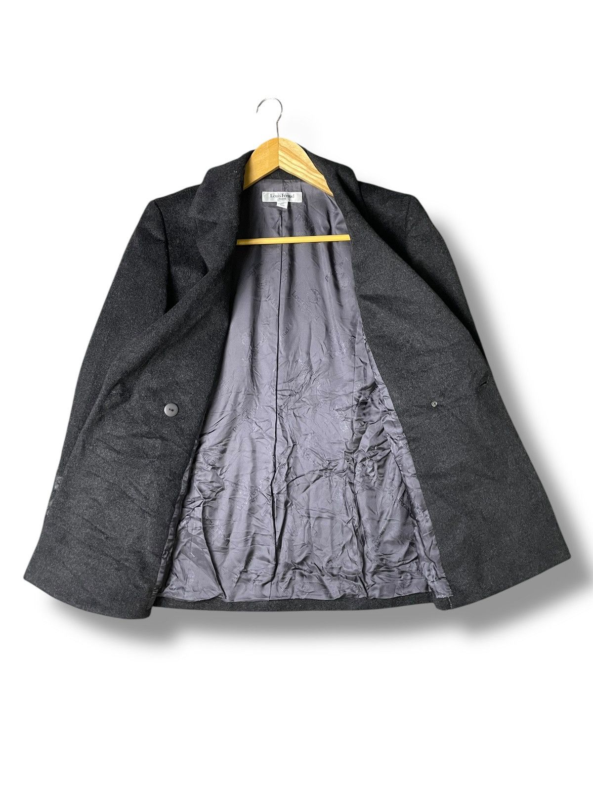 Designer × Louis Feraud × Vintage Louis Feraud Paris Wool Coat (56) Size US XXS / EU 40 - 2 Thumbnail