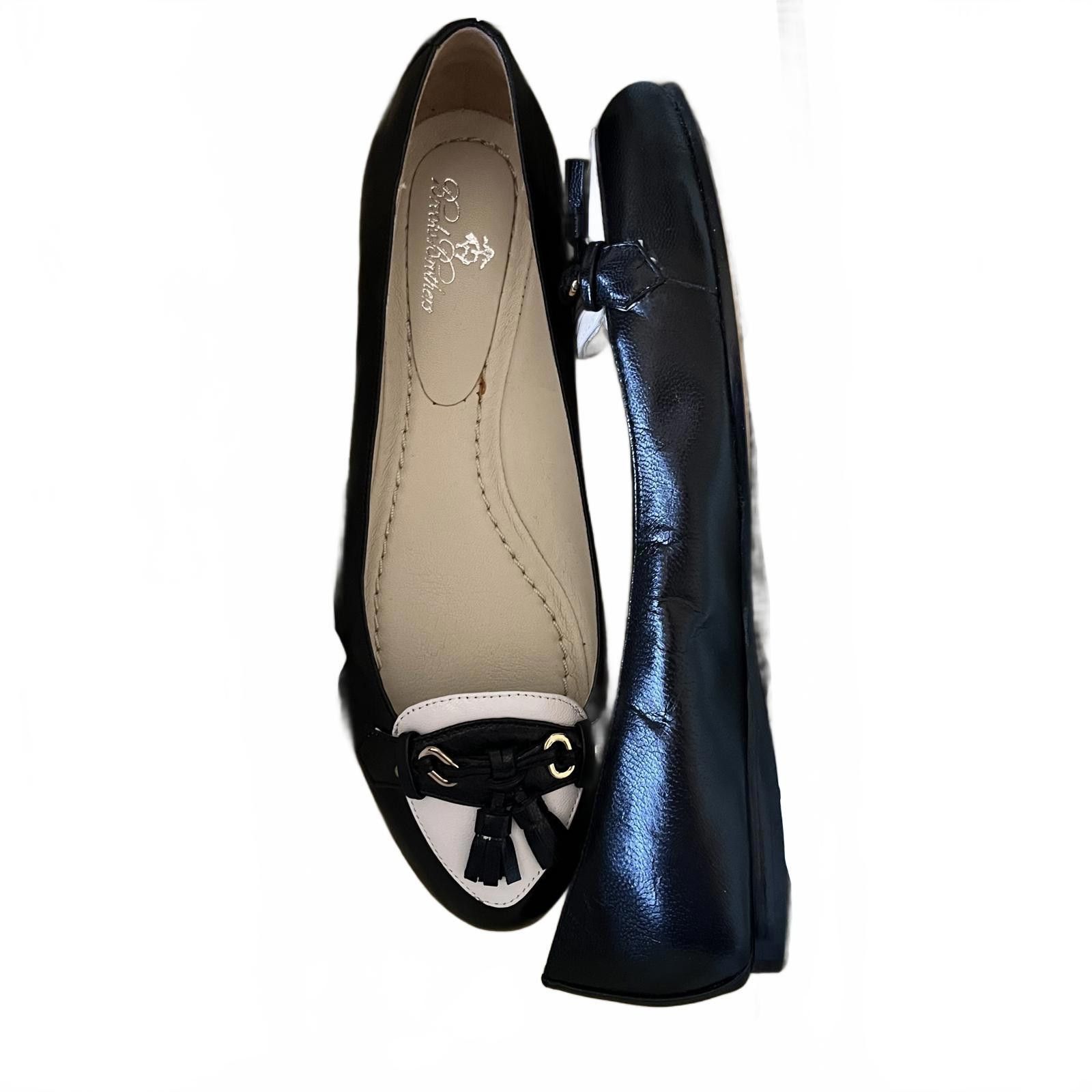 Brooks Brothers NIB -Size 7-Women's-Brooks Brothers -Black Multi Flats - Size US 7 / IT 37 - 1 Thumbnail