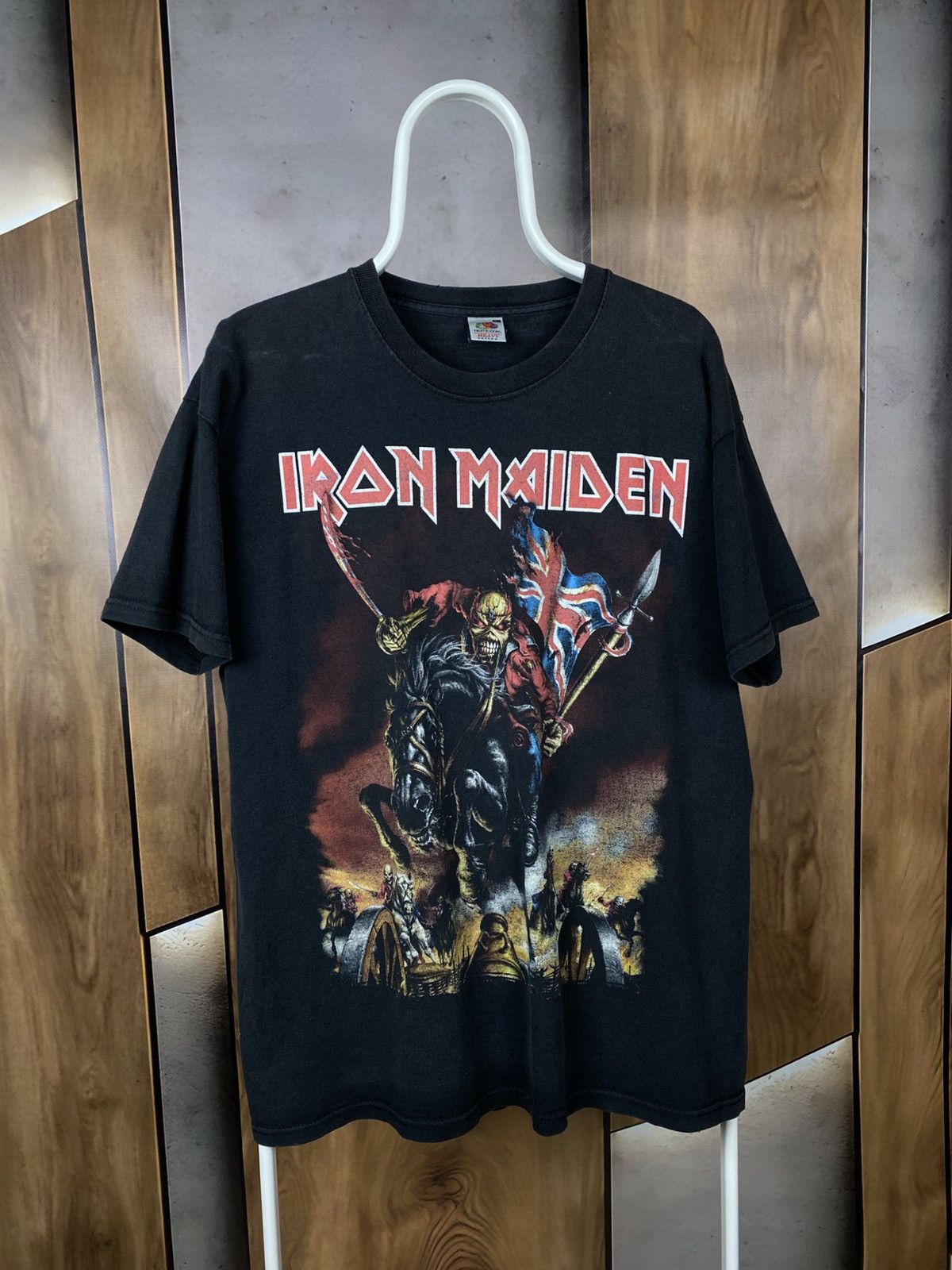 Iron Maiden 💀Vintage 2013 T-Shirt Iron Maiden The Trooper VTG Tee💀 Size US XL / EU 56 / 4 - 1 Thumbnail