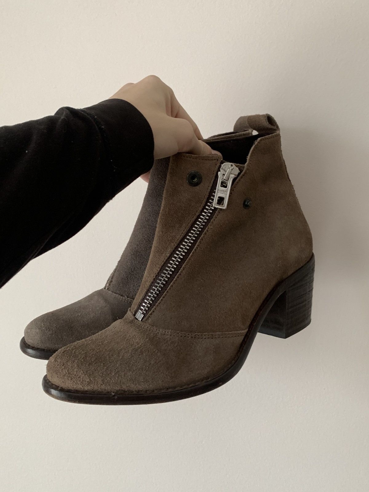 Diesel 🔥DIESEL LEATHER WOMENS BOOTS Size US 10 / IT 40 - 4 Thumbnail