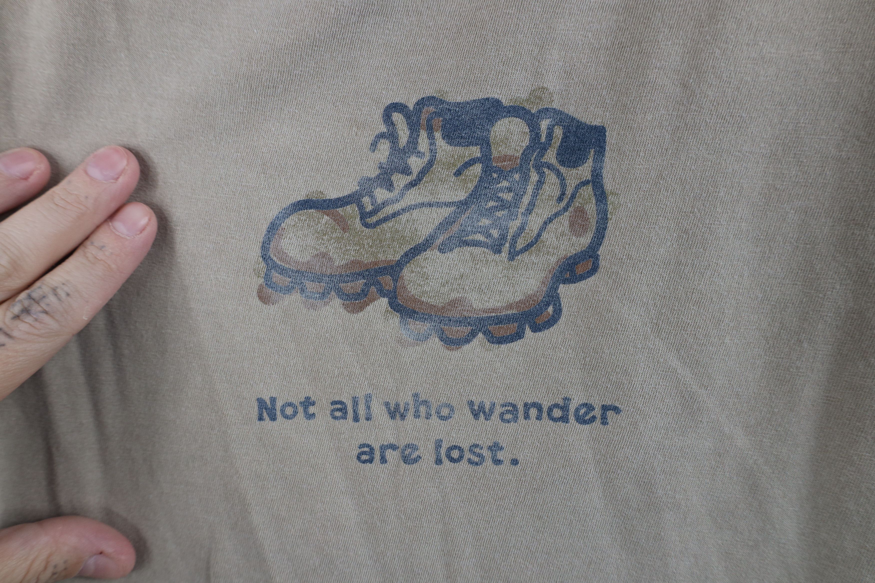 Life is Good Vintage Life Is Good Who Wander Are Lost Long Sleeve T-Shirt Size US L / EU 52-54 / 3 - 4 Thumbnail