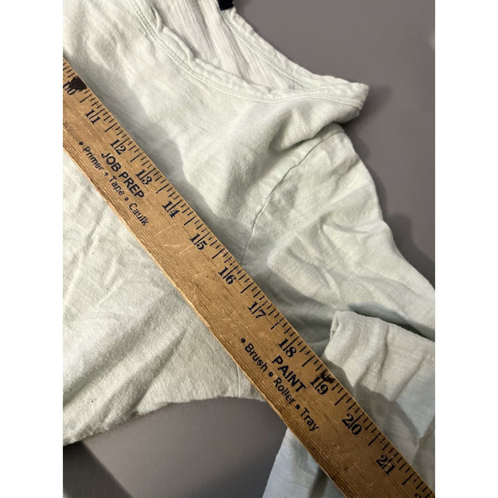 Gap GAP T-Shirt Long Sleeve Shirt Women Medium Blue 60% Cotton 40% Modal Fitted Round Neck Solid Vintage No Size M / US 6-8 / IT 42-44 - 5 Thumbnail