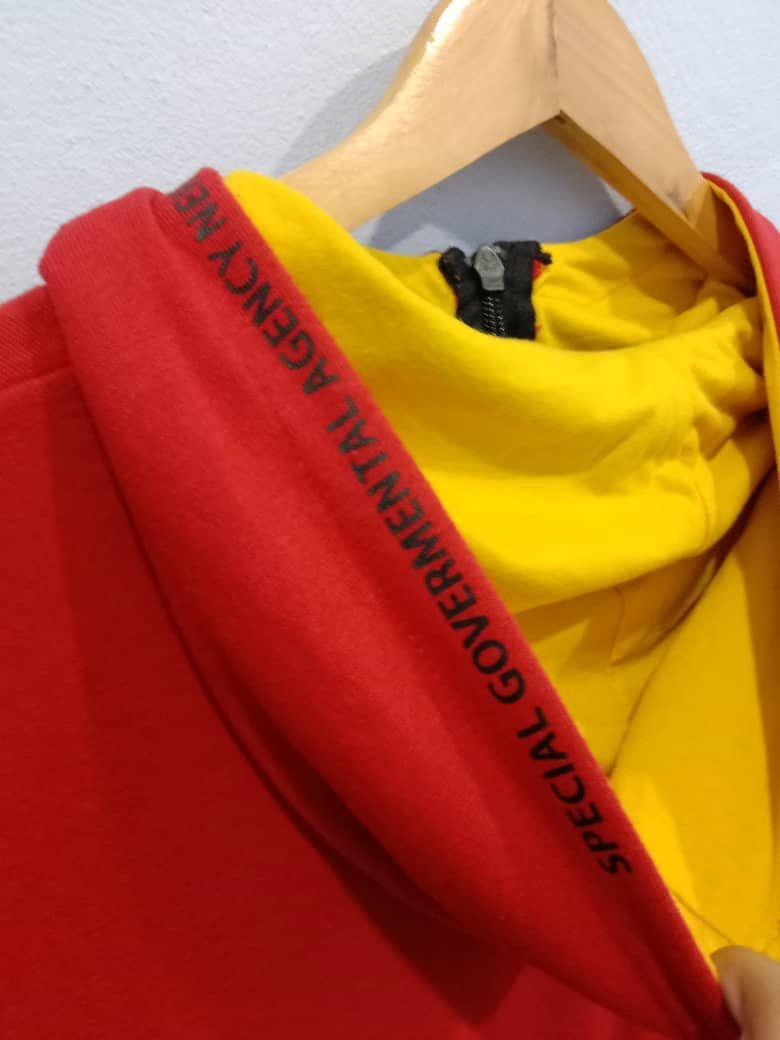 Anime EVANGELION ANIME HALFZIPPER RED HOODIE MEDIUM SAIZ Size US M / EU 48-50 / 2 - 11 Thumbnail