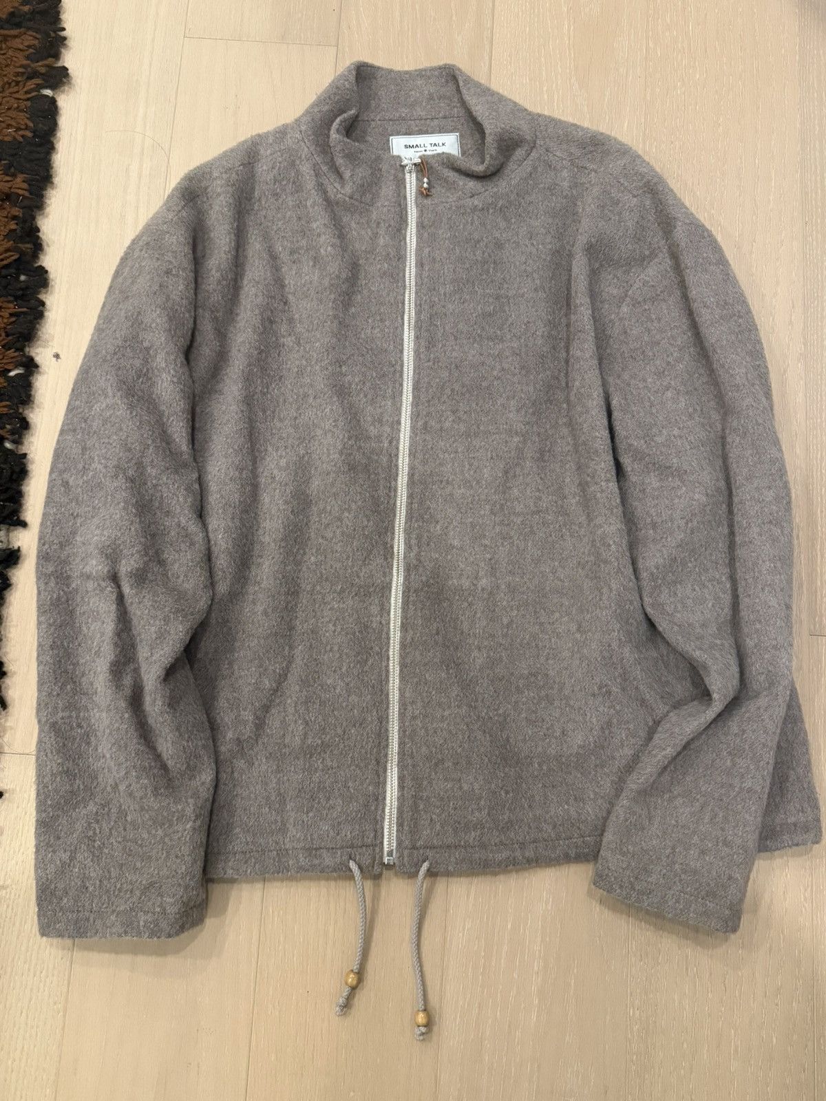 Other Small Talk Studio Wool Fleece Zip - Taupe Size US XL / EU 56 / 4 - 1 Thumbnail