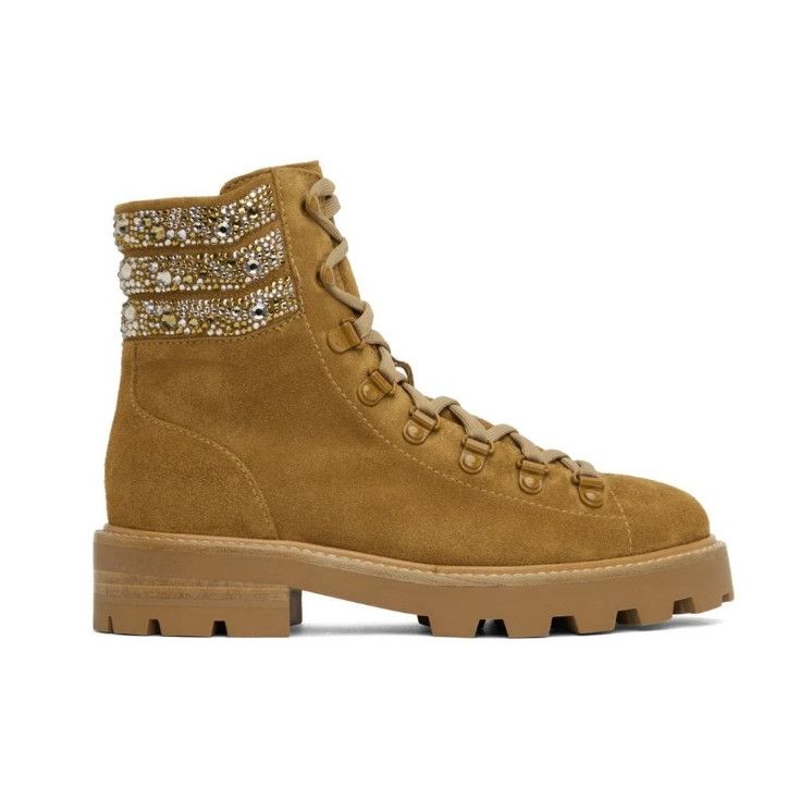 Jimmy Choo o1y0326 Ankle Boots in Camel Size US 5 / IT 35 - 1 Thumbnail